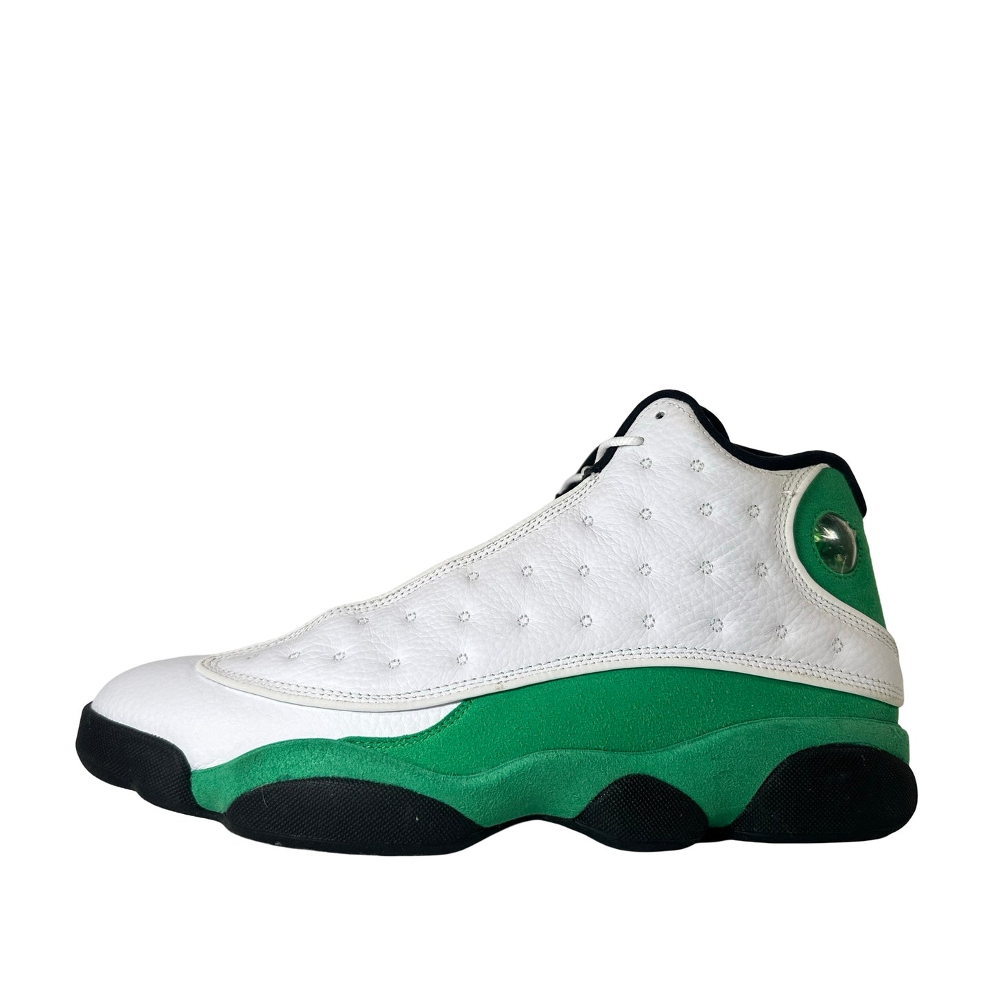 DB6537 113 Jordan 13 Retro White Lucky Green [USED] - 11.5 M (Used)