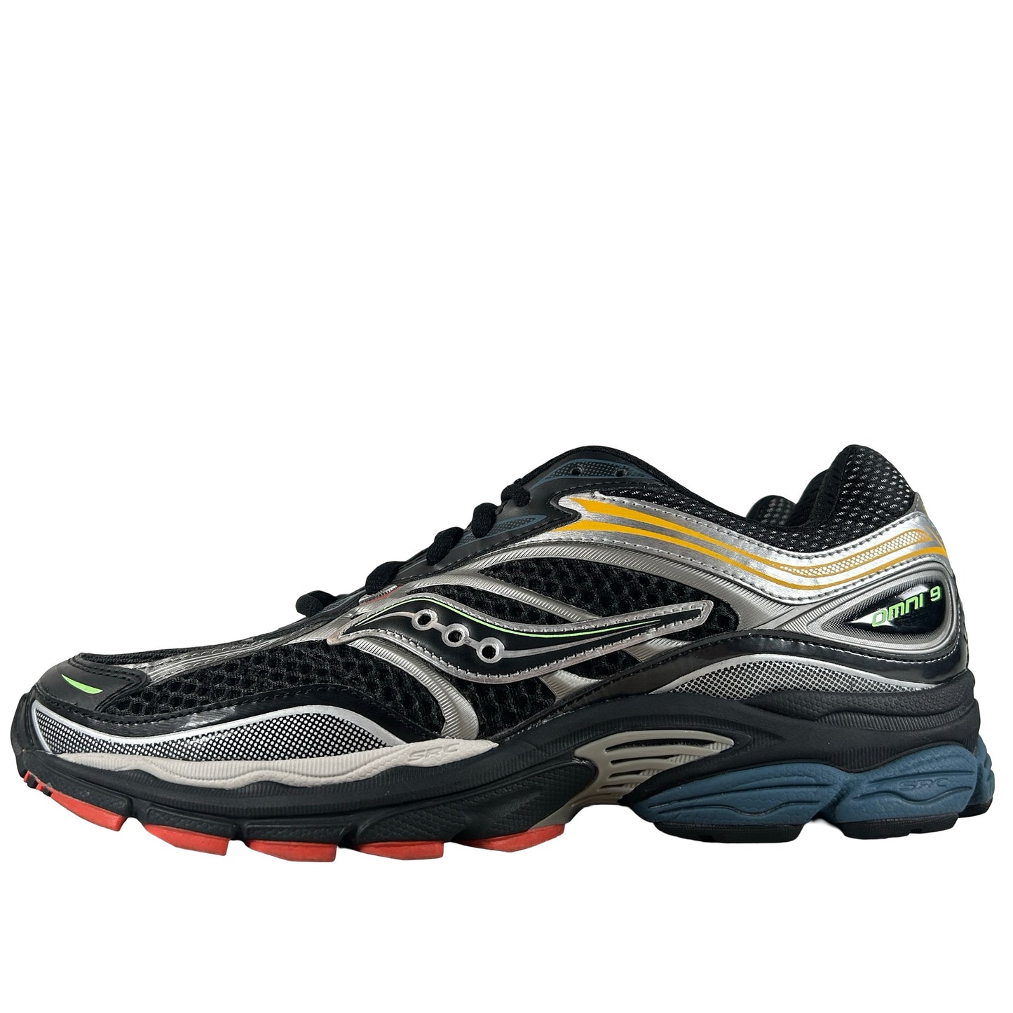 S70739 28 Saucony ProGrid Omni 9 Black Silver Multi [USED] - 9 M (Used)