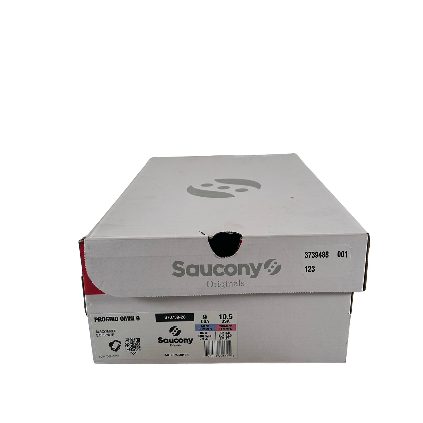 S70739 28 Saucony ProGrid Omni 9 Black Silver Multi [USED] - 9 M (Used)