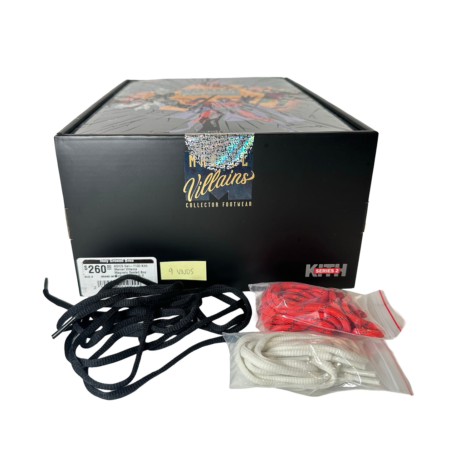 1203A662 500 ASICS Gel-1130 Kith Marvel Villains Magneto Opened Box (Comic Not Included) [USED ] - 9 M (VNDS)