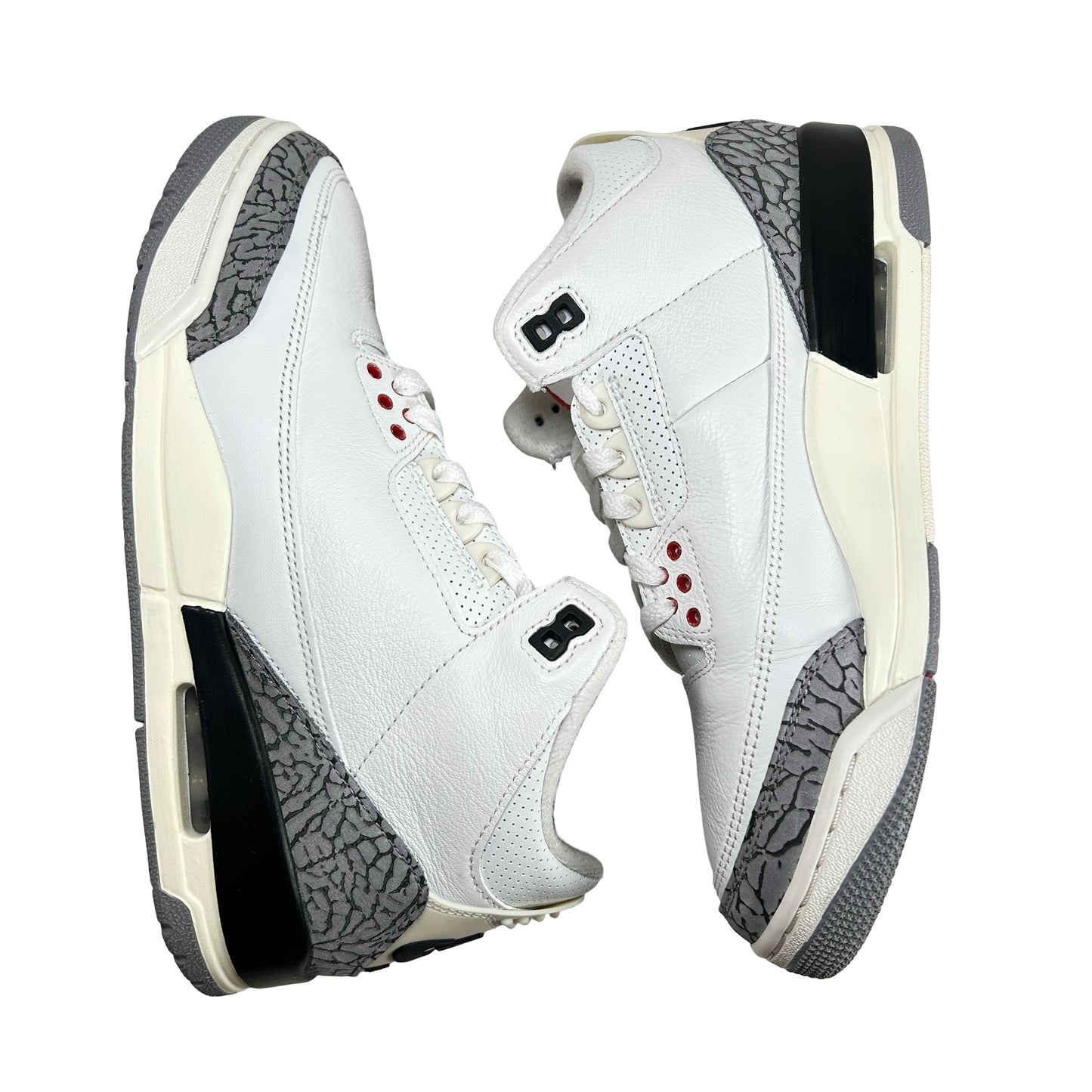 DN3707 100 Jordan 3 Retro White Cement Reimagined [USED] - 8 M (Used12)