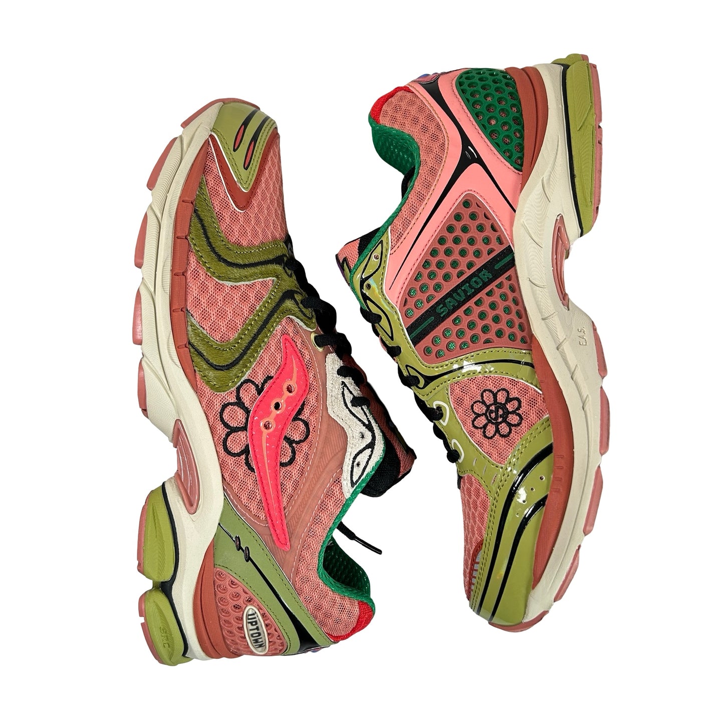 S70966 2 Saucony ProGrid Triumph 4 Jae Tips Flowers Grow Uptown Virginia Creeper [USED] - 10 M (Used)
