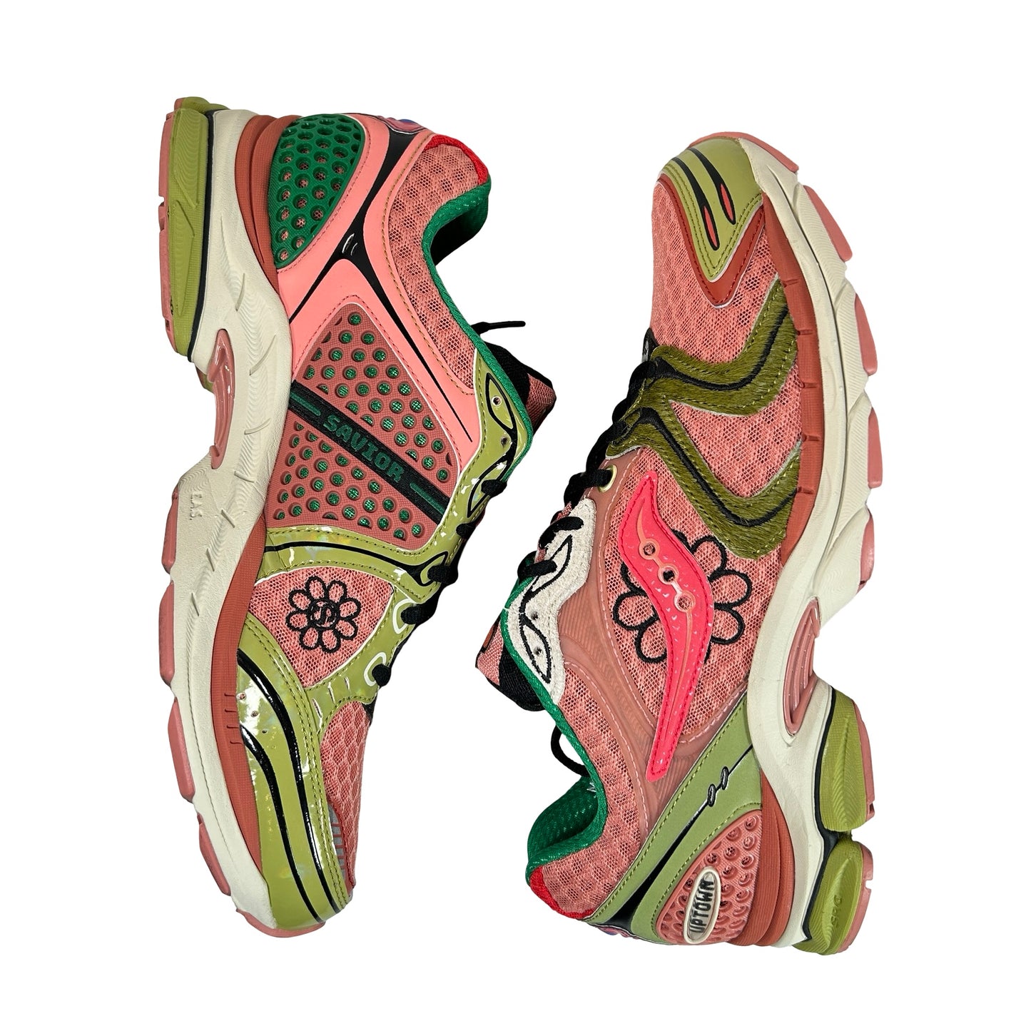 S70966 2 Saucony ProGrid Triumph 4 Jae Tips Flowers Grow Uptown Virginia Creeper [USED] - 10 M (Used)