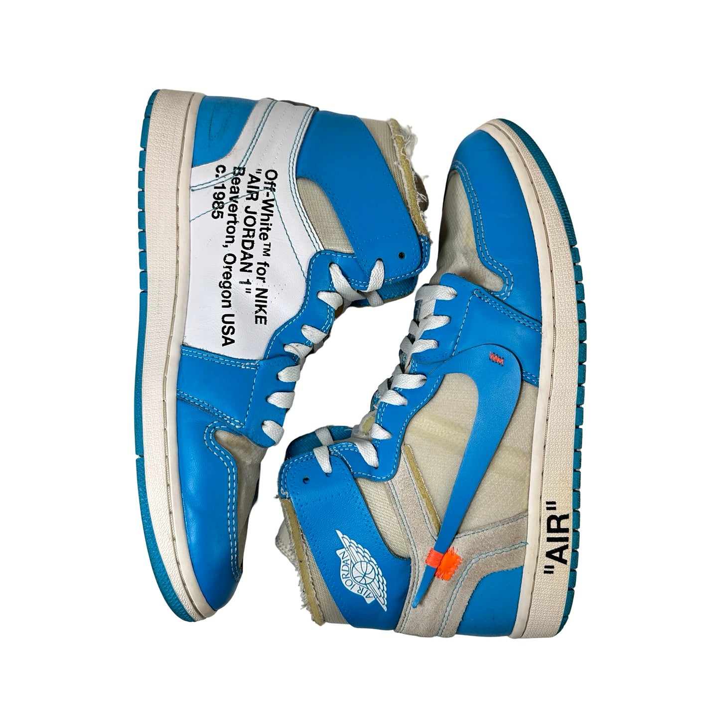 AQ0818 148 Jordan 1 Retro High Off-White UNC [USED] - 11 M (Used)