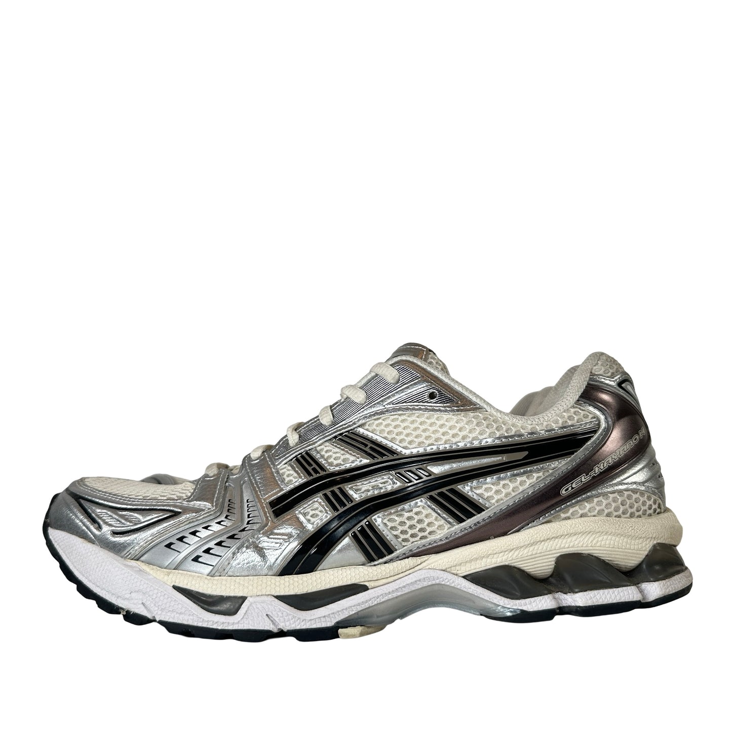 1201A019 108 ASICS Gel-Kayano 14 Cream Black Metallic Plum [USED] - 9 M (Used3)