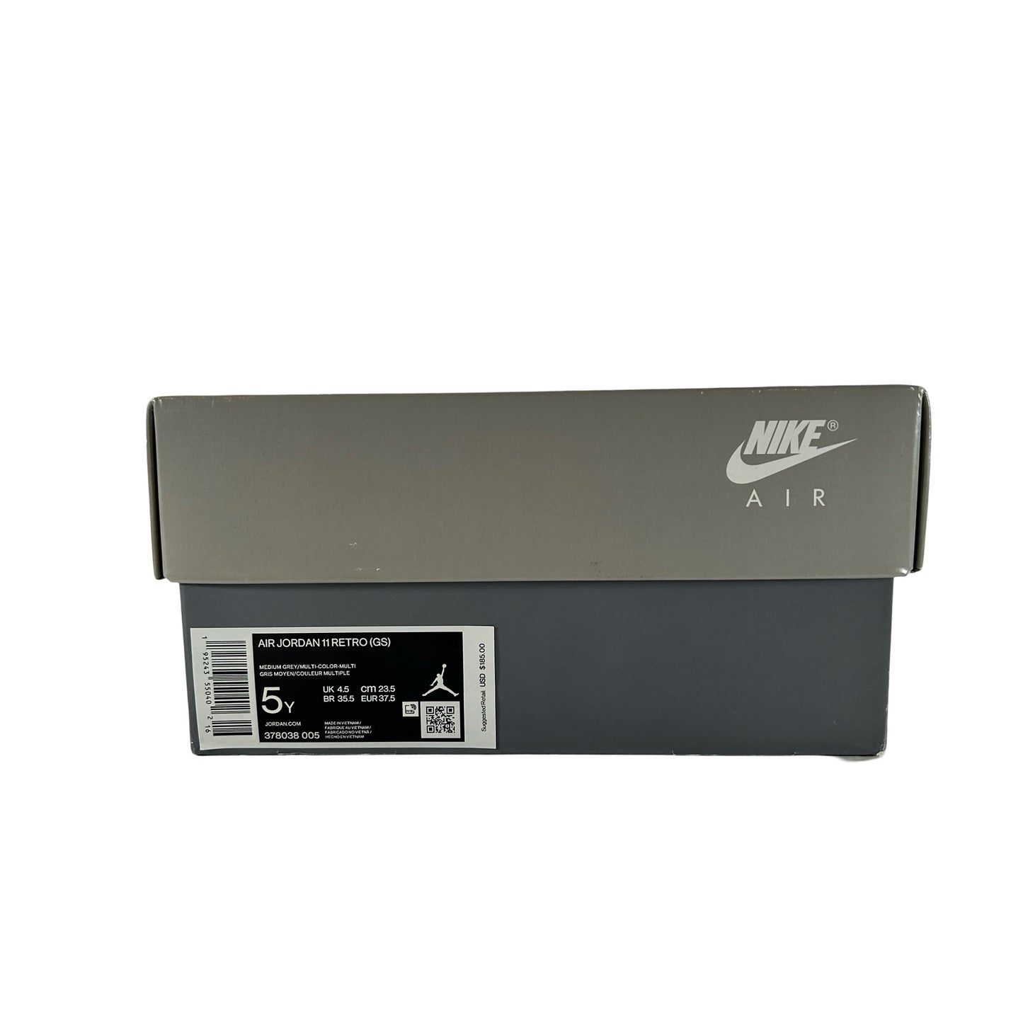 378038 005 Jordan 11 Cool Grey (2021) GS [USED] - 5 Y (Used)