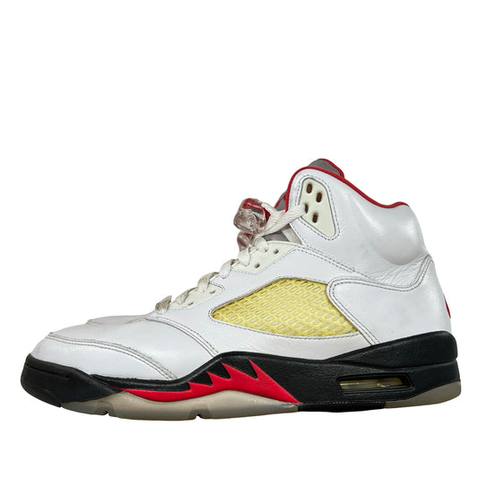 DA1911 102 Jordan 5 Fire Red [USED] - 9.5 M (Used) (No Box)