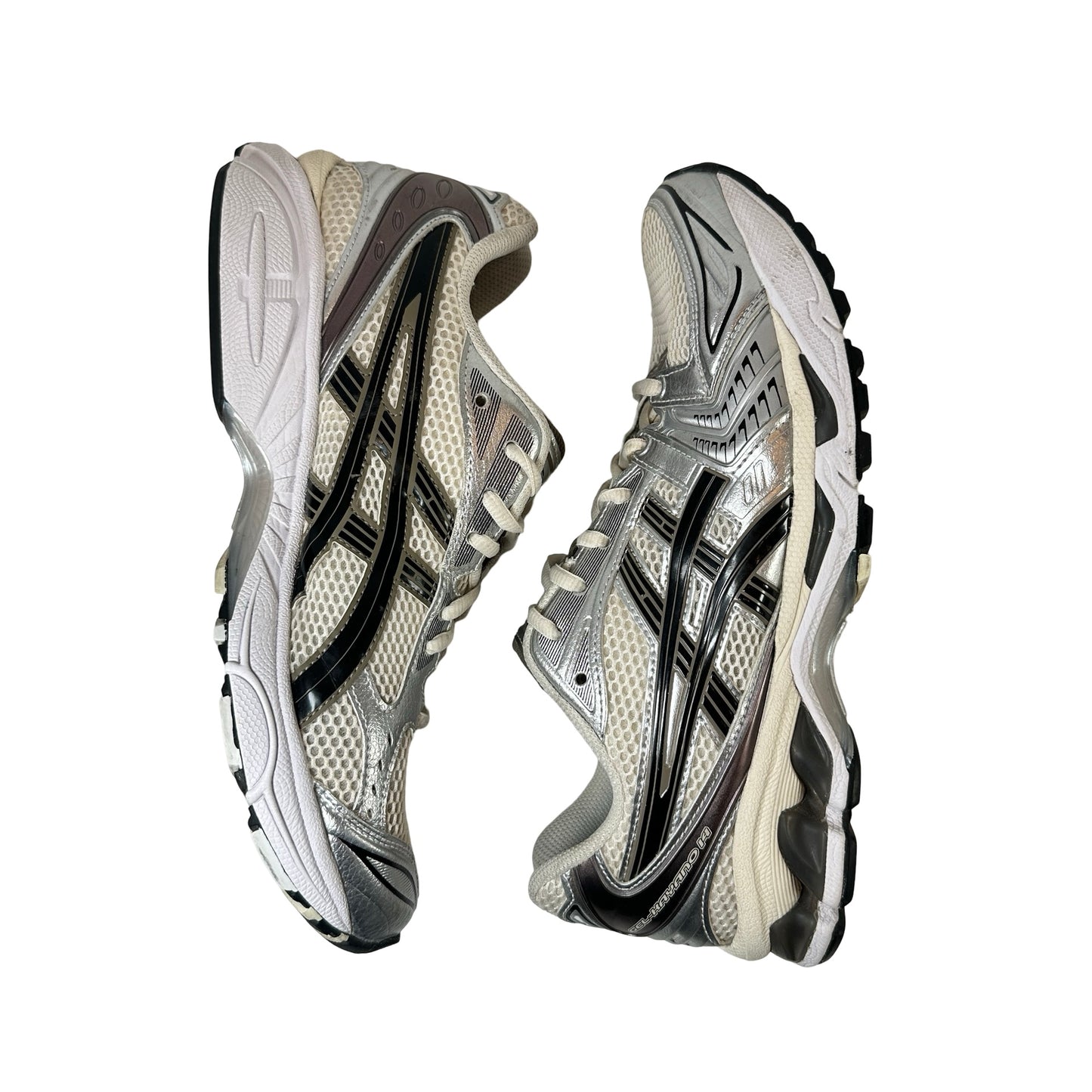 1201A019 108 ASICS Gel-Kayano 14 Cream Black Metallic Plum [USED] - 9 M (Used3)