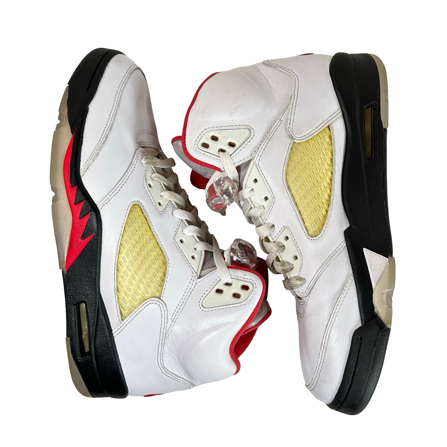 DA1911 102 Jordan 5 Fire Red [USED] - 9.5 M (Used) (No Box)