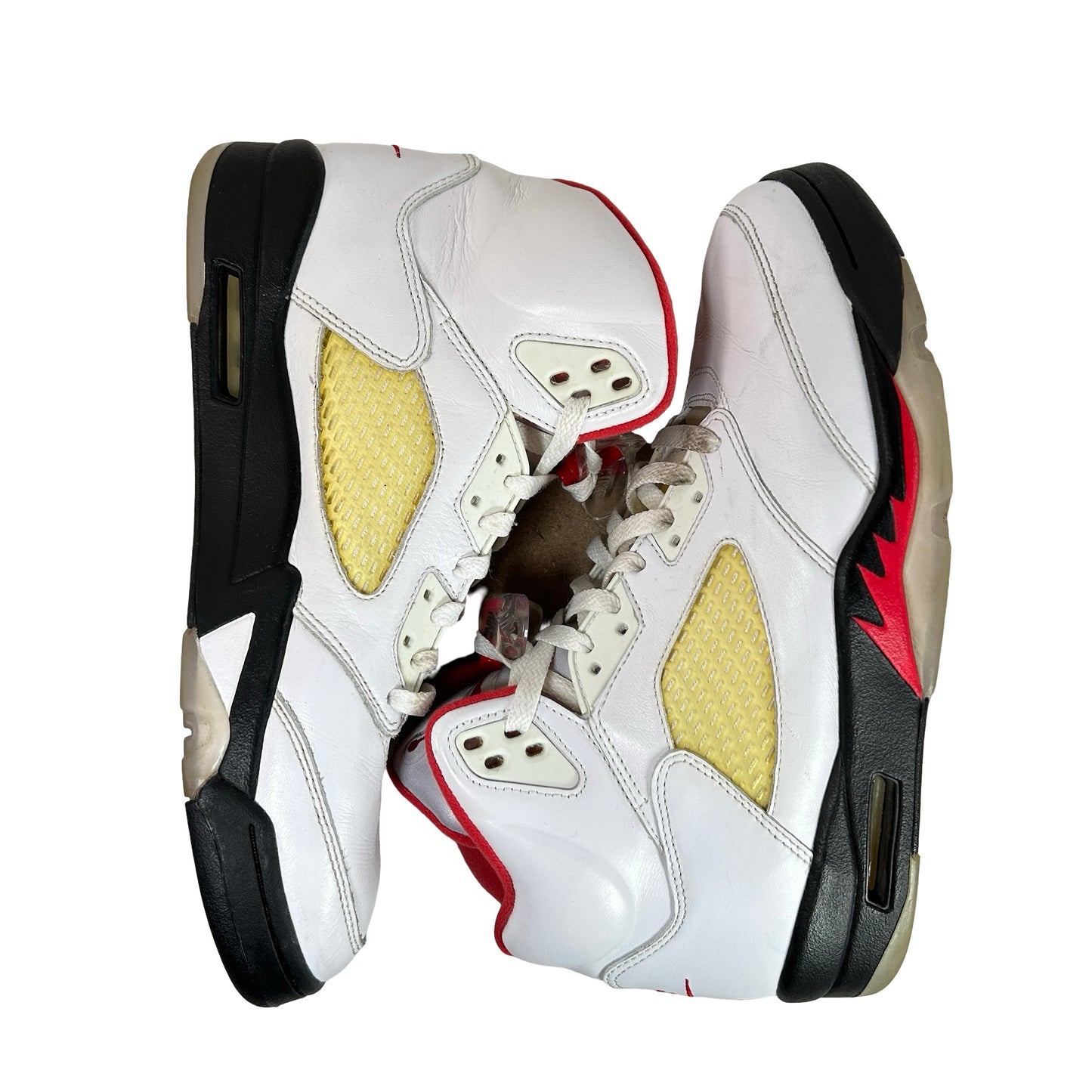DA1911 102 Jordan 5 Fire Red [USED] - 9.5 M (Used) (No Box)