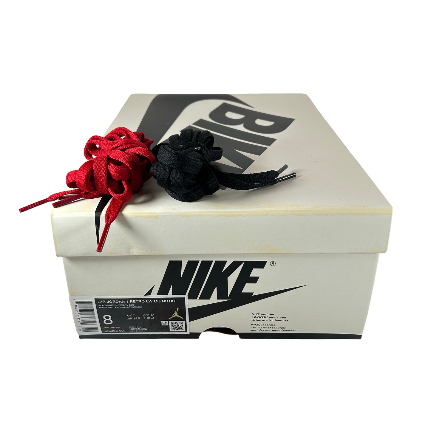 IB8958 001 Jordan 1 Retro Low OG Nigel Sylvester Nitro Better With Time [USED] - 8 M (Used)