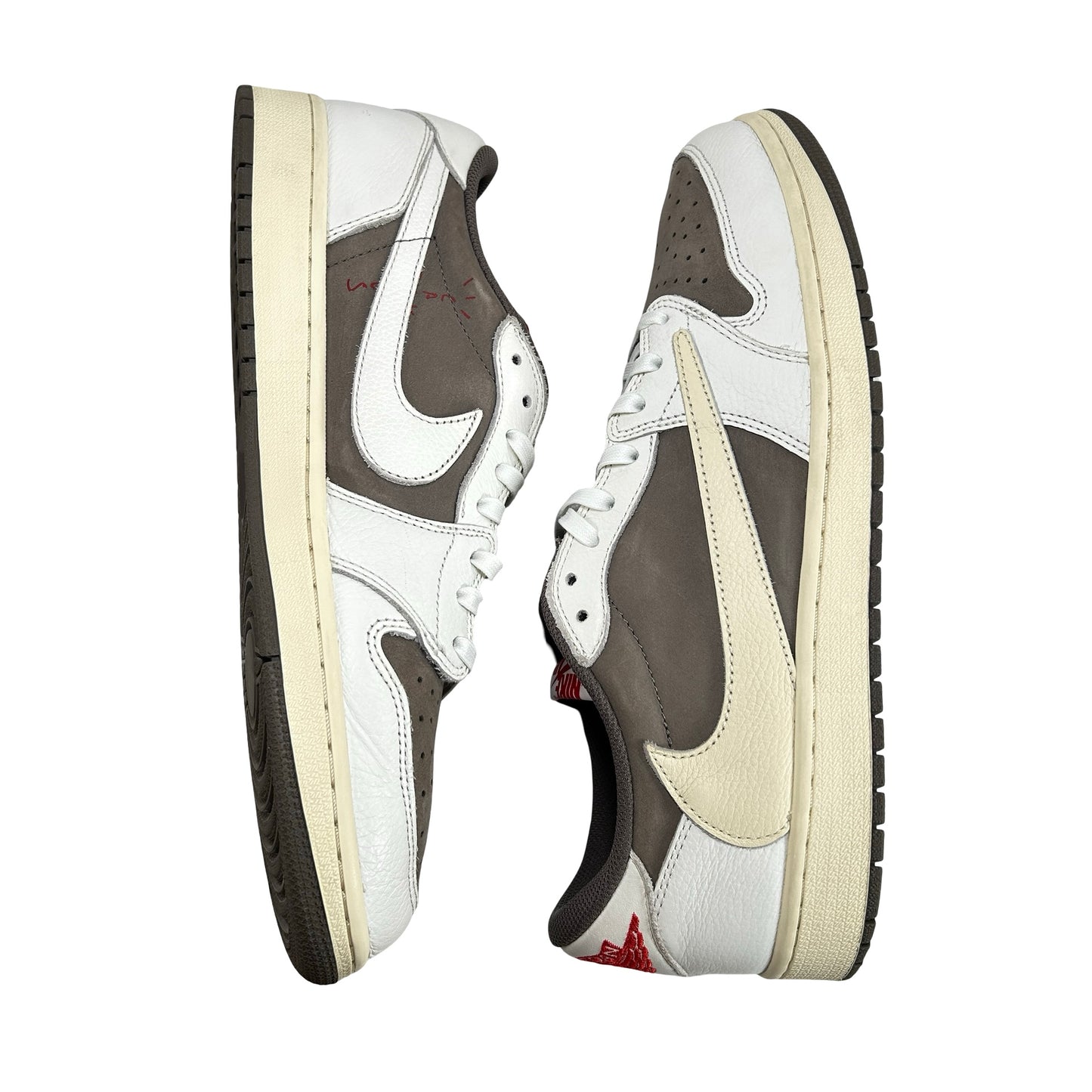 DM7866 162 Jordan 1 Retro Low OG SP Travis Scott Reverse Mocha [USED] - 13 M (Used) (Replace Box)