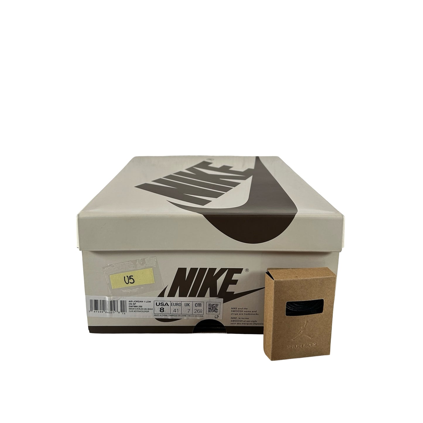 DM7866 200 Jordan 1 Retro Low OG SP Travis Scott Medium Olive [USED] - 8 M (Used5)