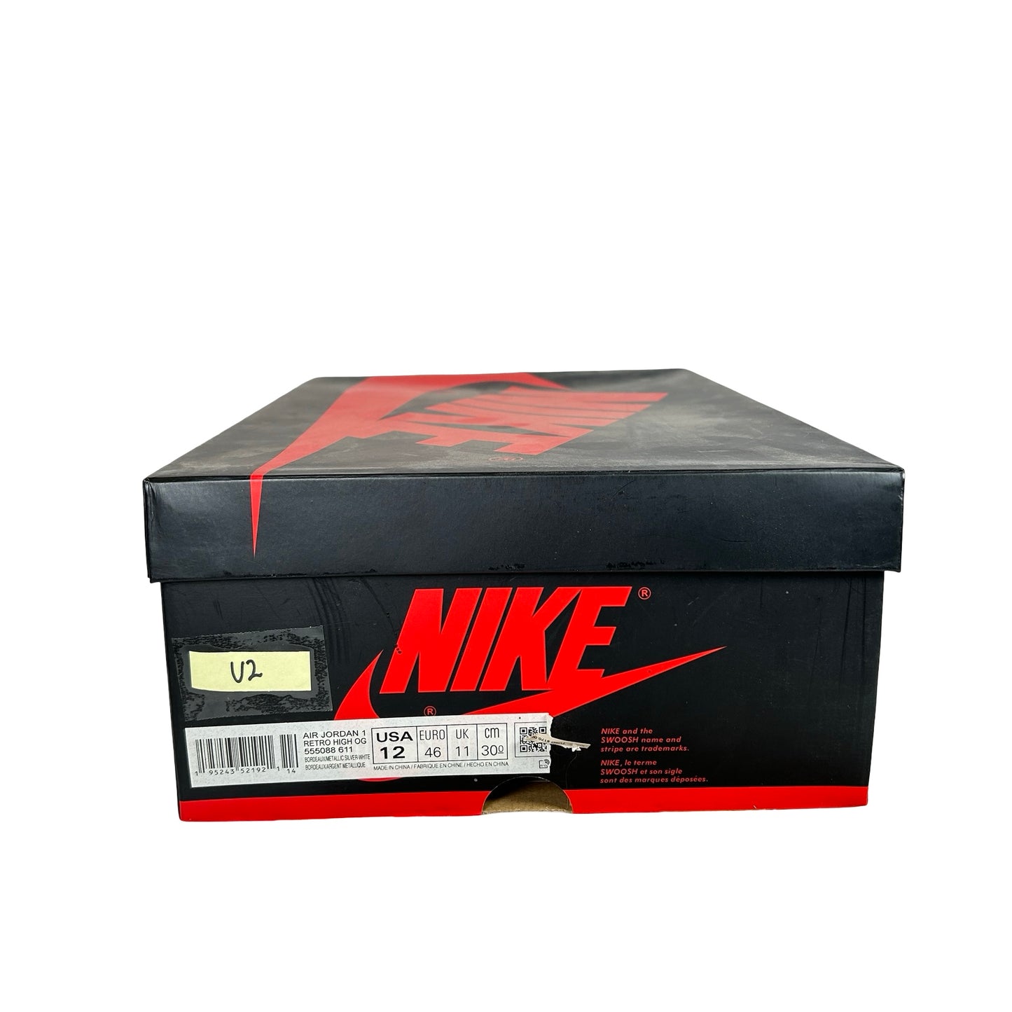 555088 611 Jordan 1 Retro High OG Bordeaux [USED] - 12 M (Used2)