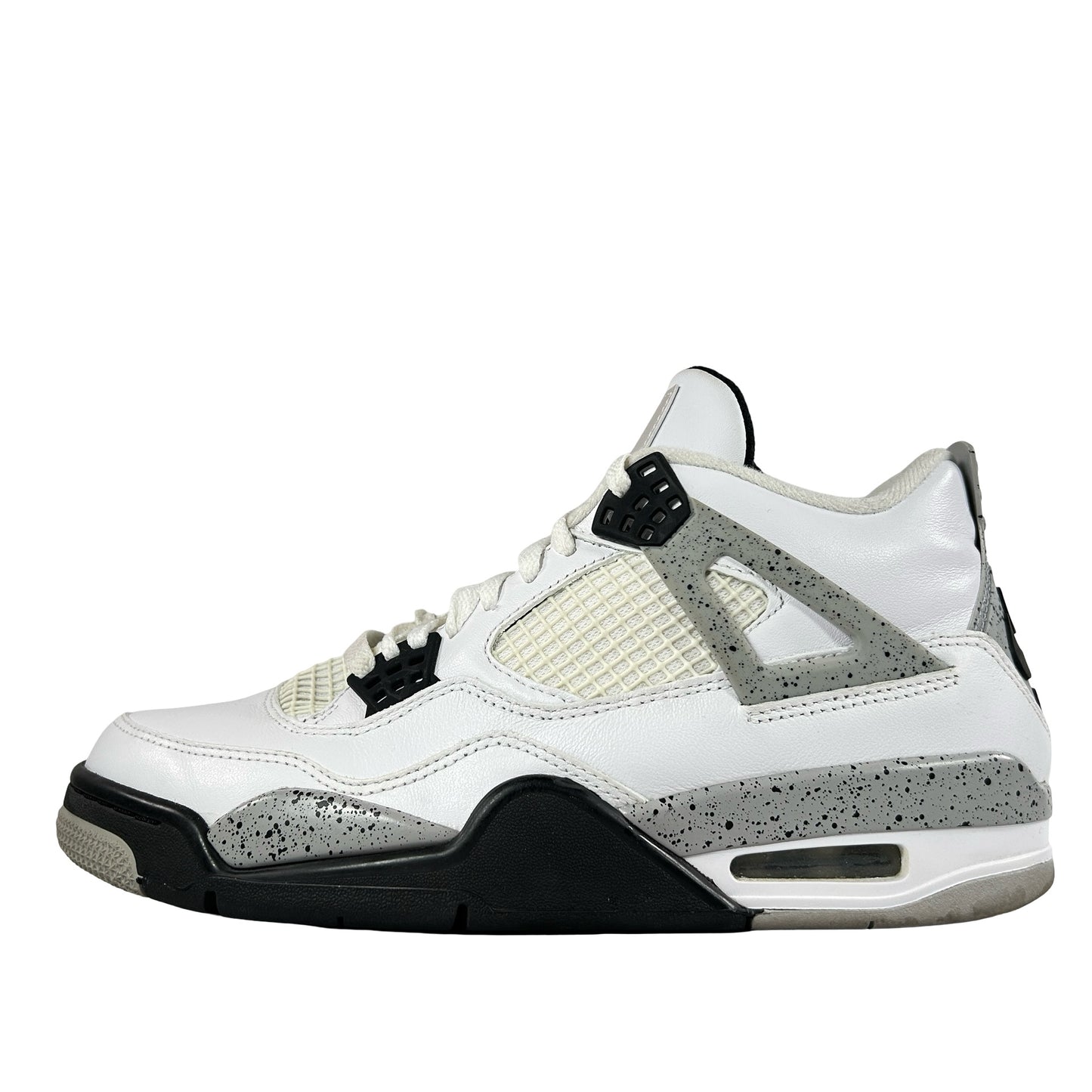 840606 192 Jordan 4 White Cement [USED] - 8.5 M (Used) (Replace Box2)
