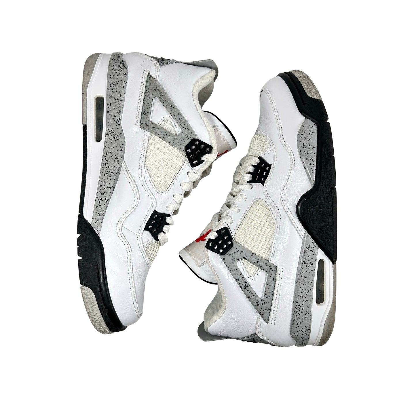 840606 192 Jordan 4 White Cement [USED] - 8.5 M (Used) (Replace Box2)