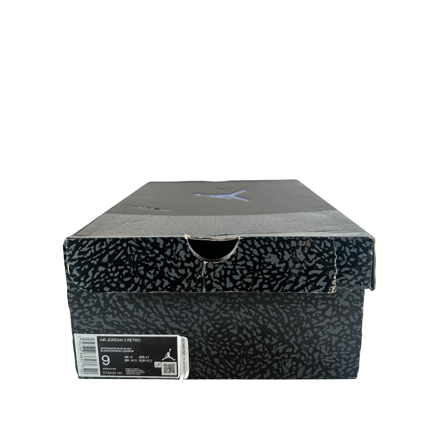 CT8532 145 Jordan 3 Retro Racer Blue [USED] - 9 M (Used)