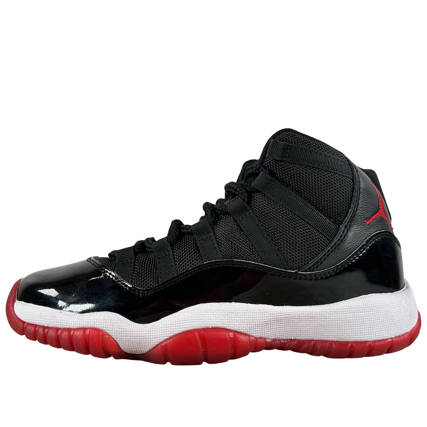378038 061 Jordan 11 Retro Playoffs Bred (2019) (GS) [USED] - 4.5 Y (Used) (No Box)