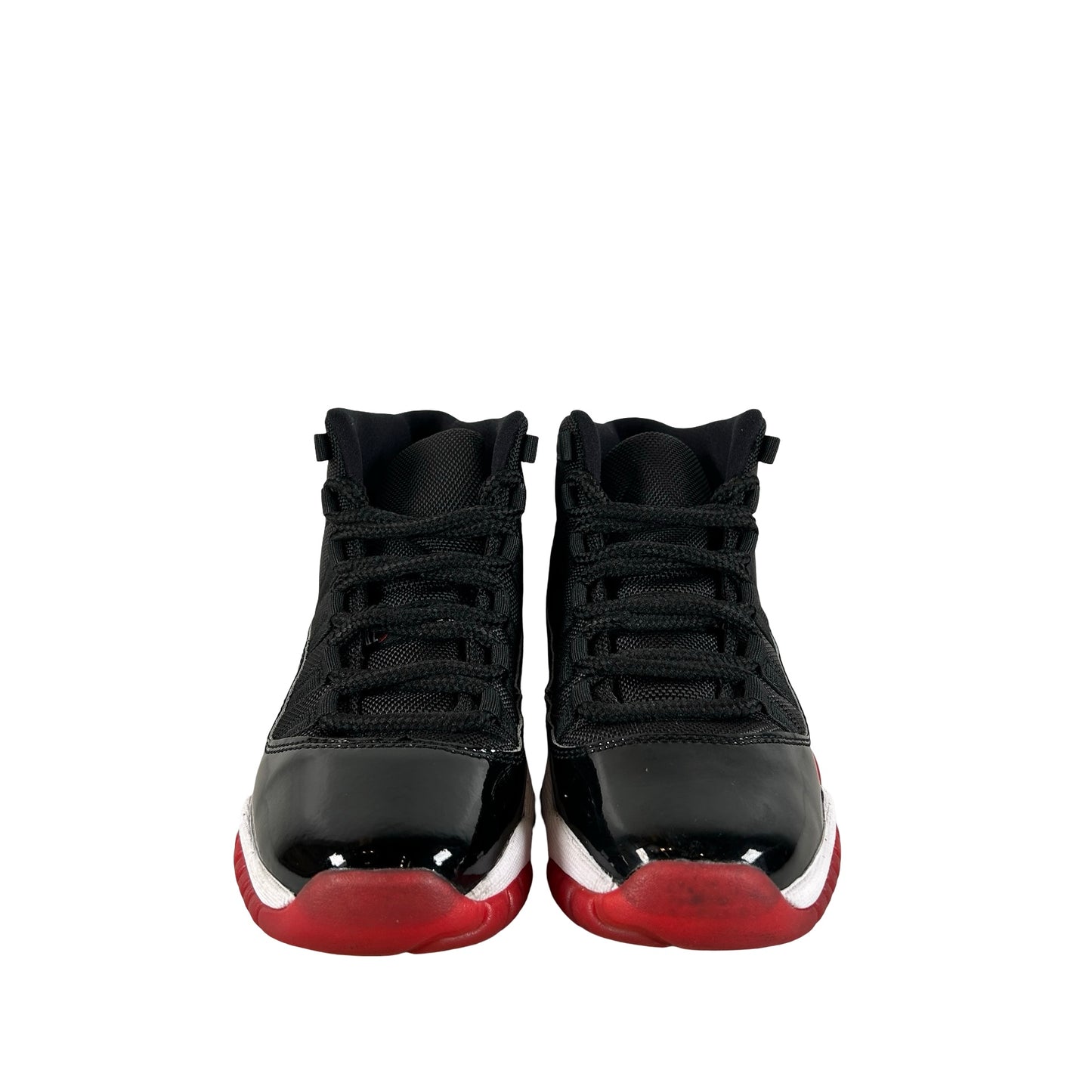 378038 061 Jordan 11 Retro Playoffs Bred (2019) (GS) [USED] - 4.5 Y (Used) (No Box)