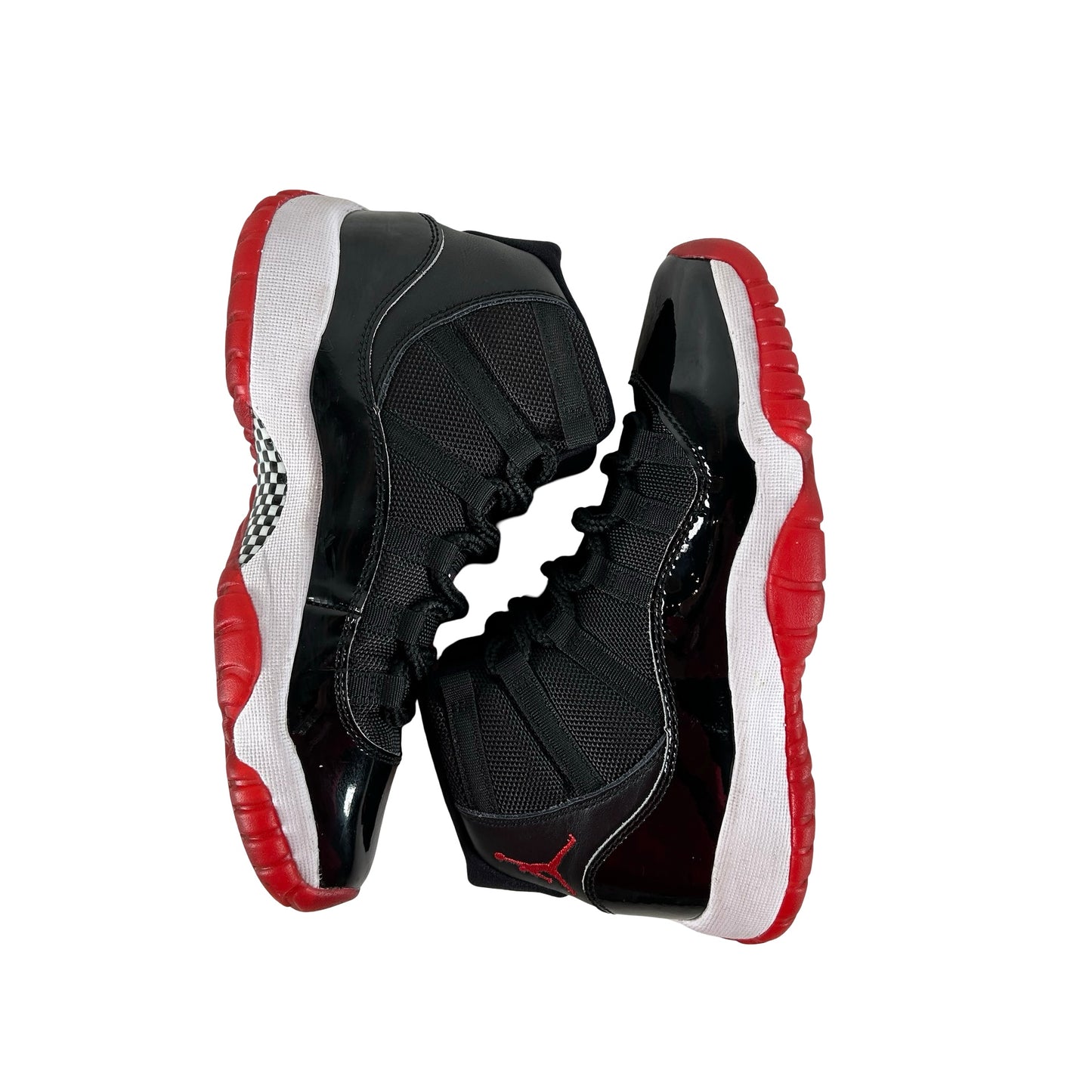 378038 061 Jordan 11 Retro Playoffs Bred (2019) (GS) [USED] - 4.5 Y (Used) (No Box)