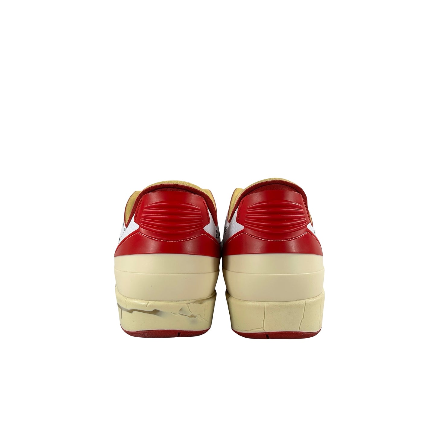 DJ4375 106 Jordan 2 Retro Low SP Off-White White Red [USED] - 10 M (Used2)
