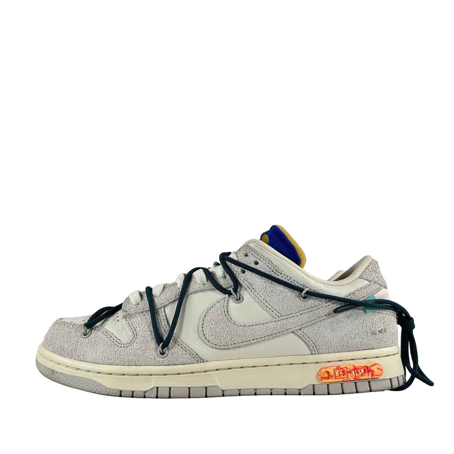 DJ0950 111 Nike Dunk Low Off-White Lot 16 [USED] - 10 M (Used)