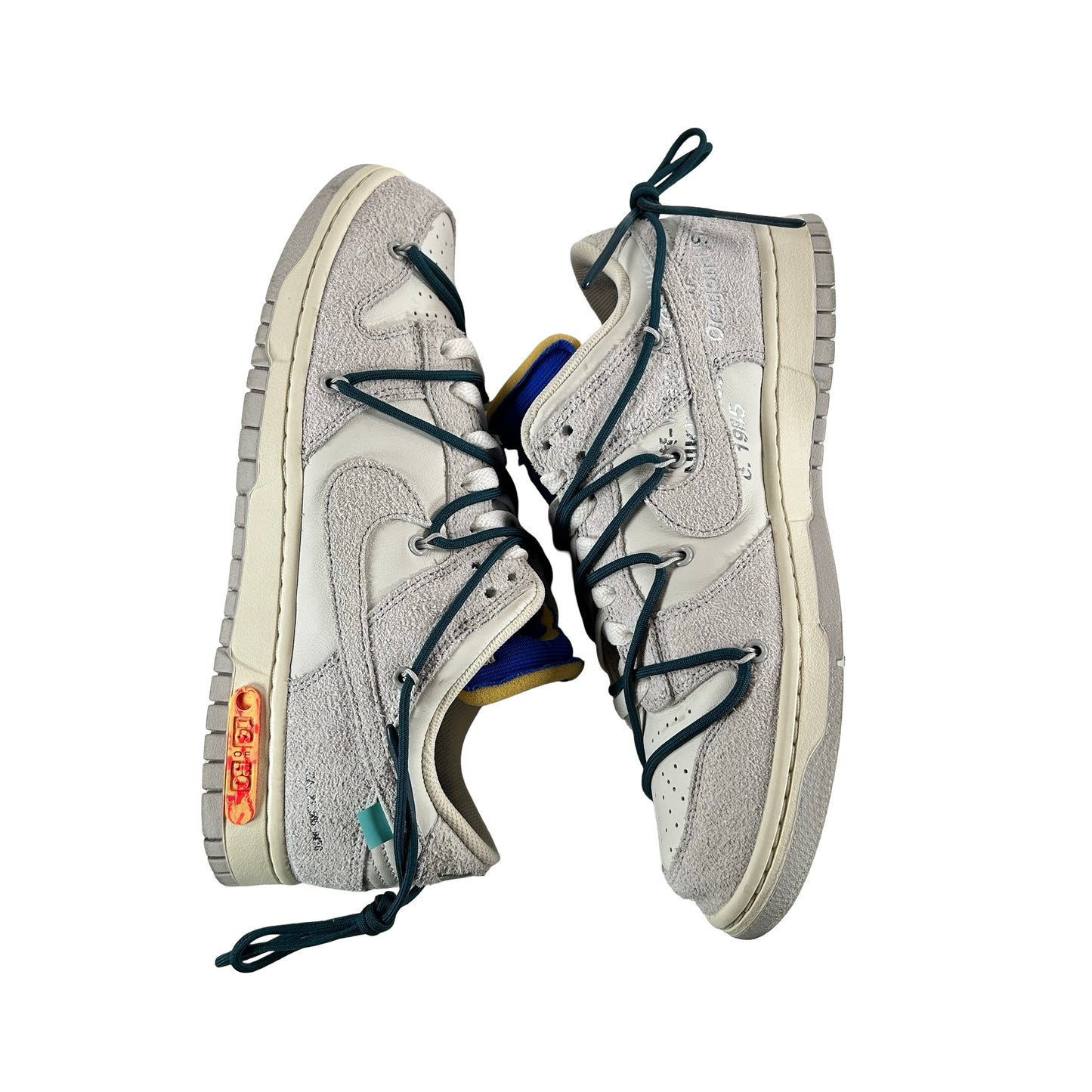 DJ0950 111 Nike Dunk Low Off-White Lot 16 [USED] - 10 M (Used)