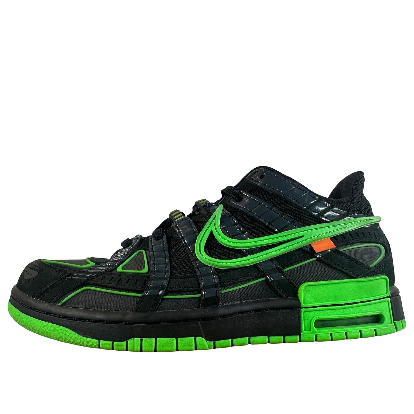CU6015 001 Nike Air Rubber Dunk Off-White Green Strike [USED] - 7 M (Used) (No Box)