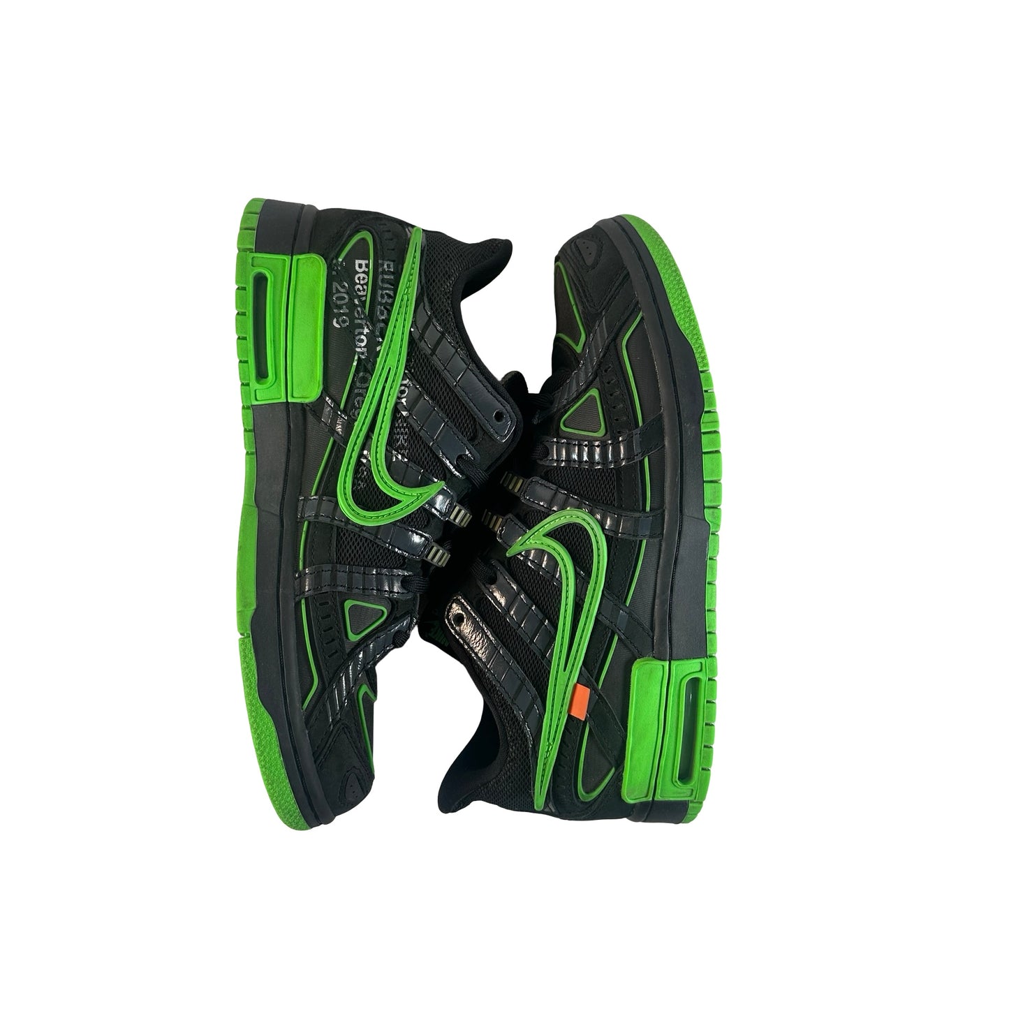 CU6015 001 Nike Air Rubber Dunk Off-White Green Strike [USED] - 7 M (Used) (No Box)