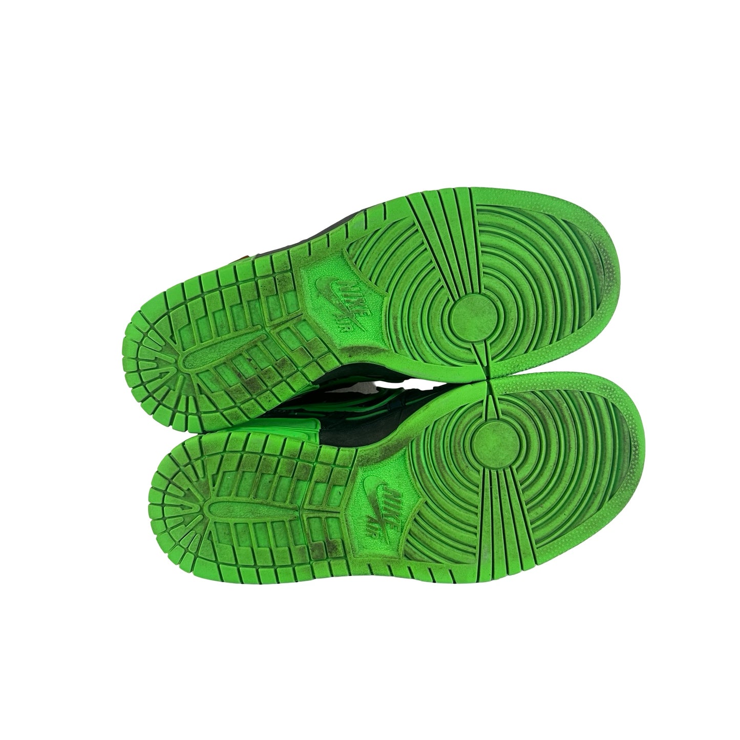 CU6015 001 Nike Air Rubber Dunk Off-White Green Strike [USED] - 7 M (Used) (No Box)