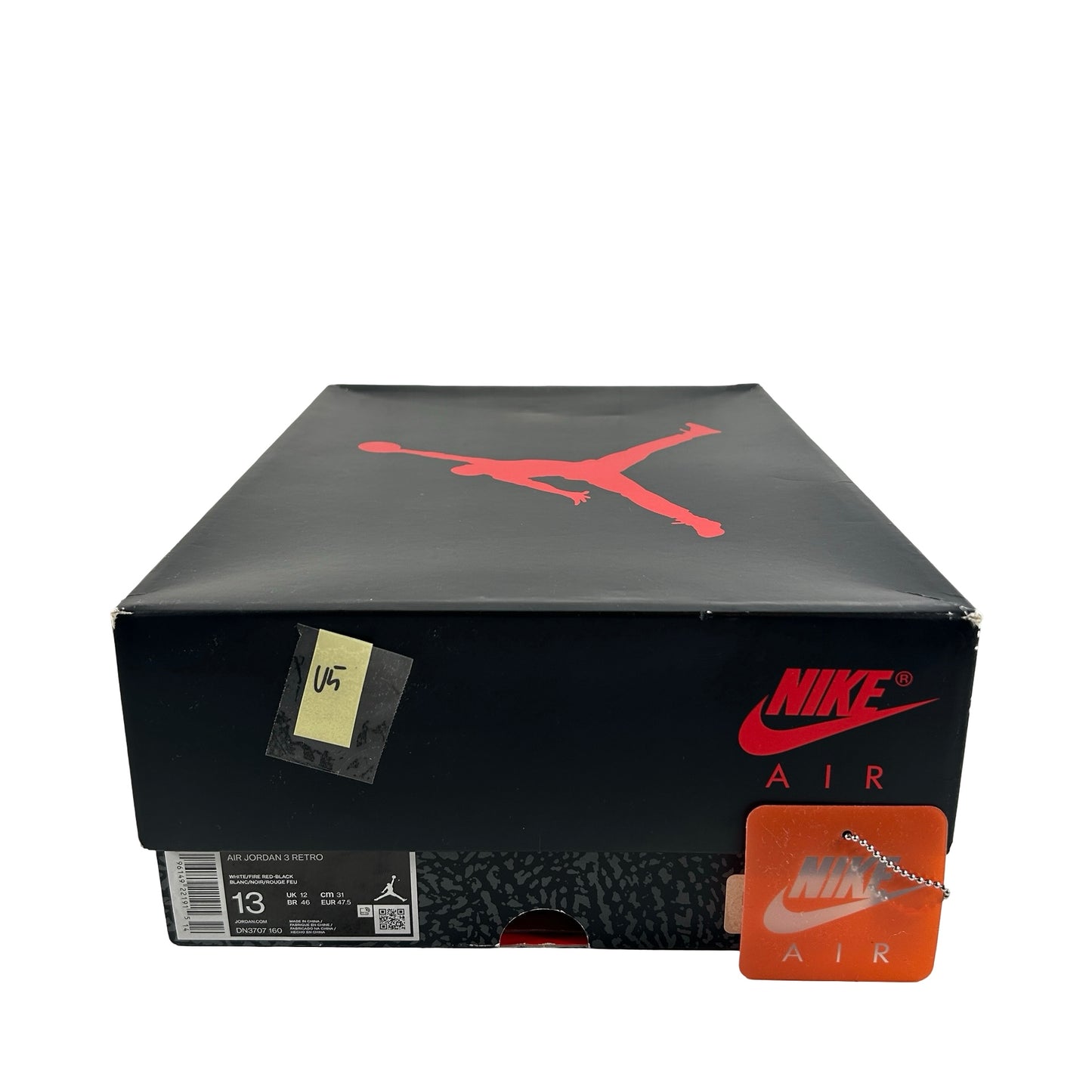 DN3707 160 Jordan 3 Retro Fire Red (2022) [USED] - 13 M (Used5)