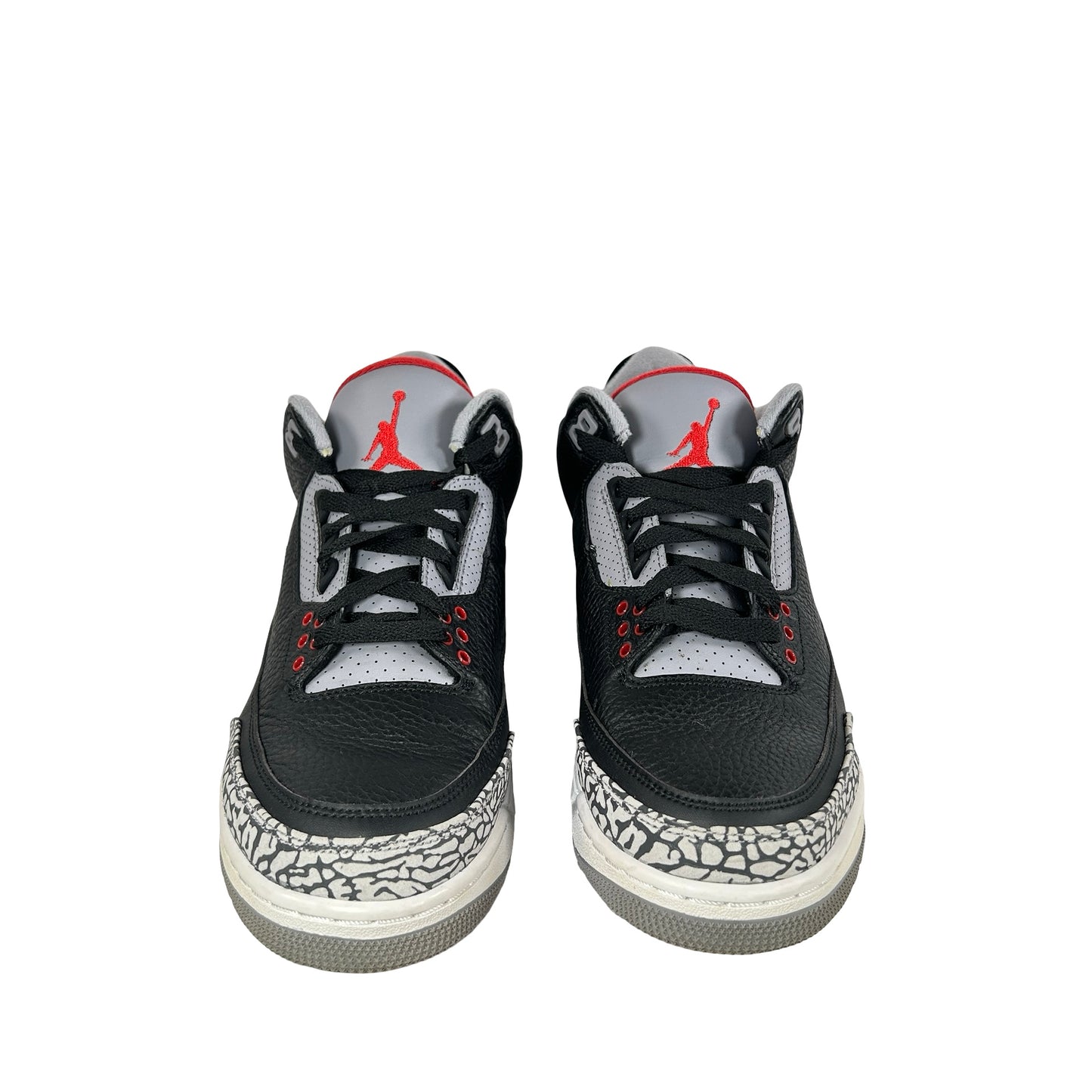 854262 001 Jordan 3 Black Cement 2018 [USED] - 8.5 M (Used) (Replace Box)