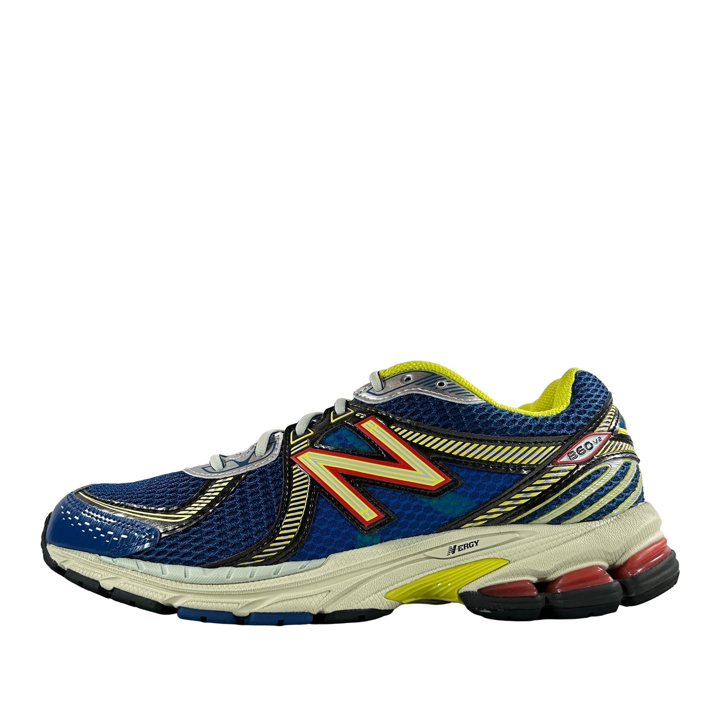 ML860DA2 New Balance 860v2 Aimé Leon Dore Blue Yellow [USED] - 10 M (Used)
