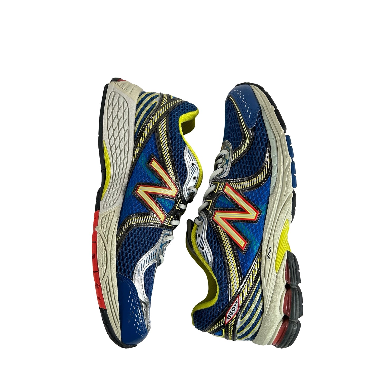 ML860DA2 New Balance 860v2 Aimé Leon Dore Blue Yellow [USED] - 10 M (Used)