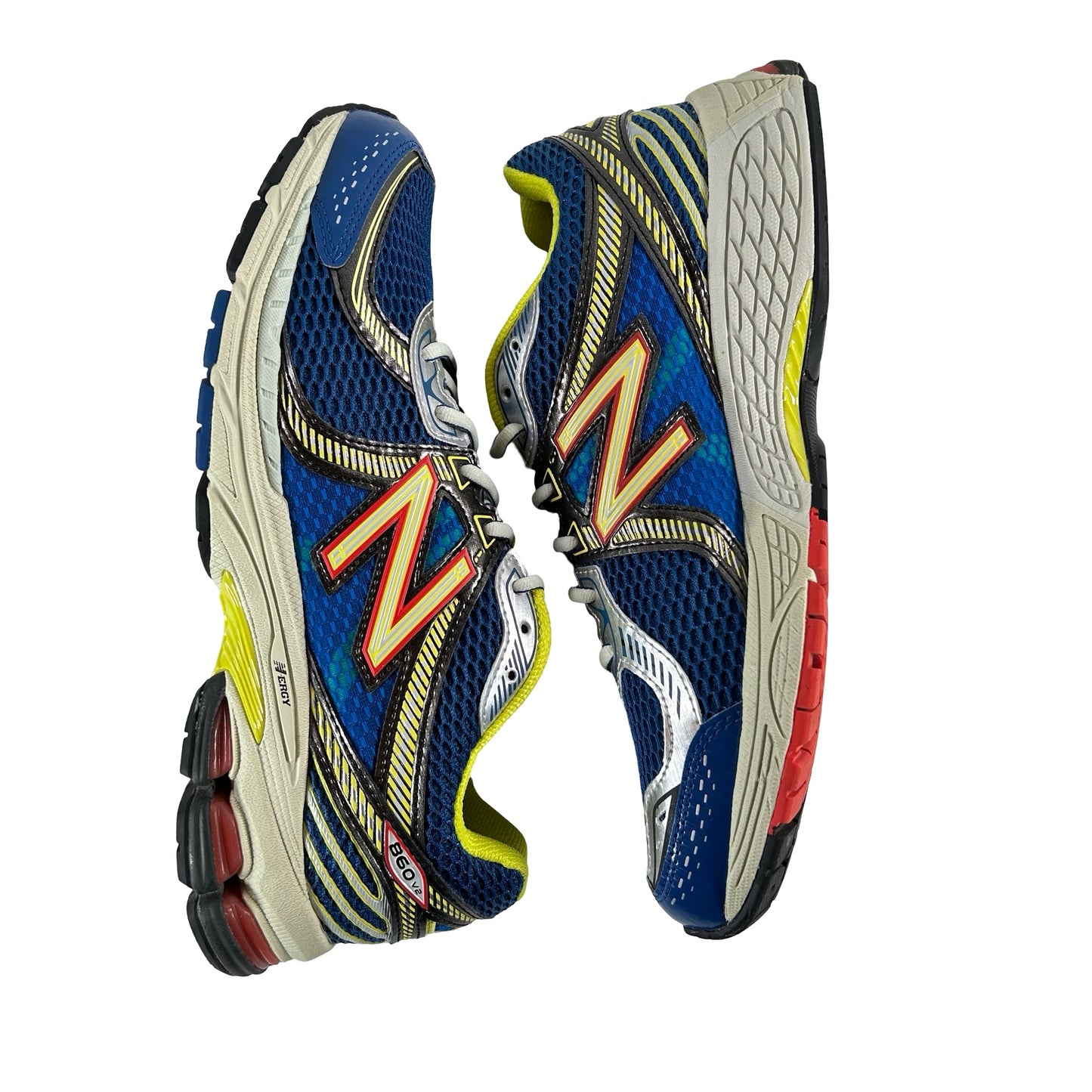 ML860DA2 New Balance 860v2 Aimé Leon Dore Blue Yellow [USED] - 10 M (Used)