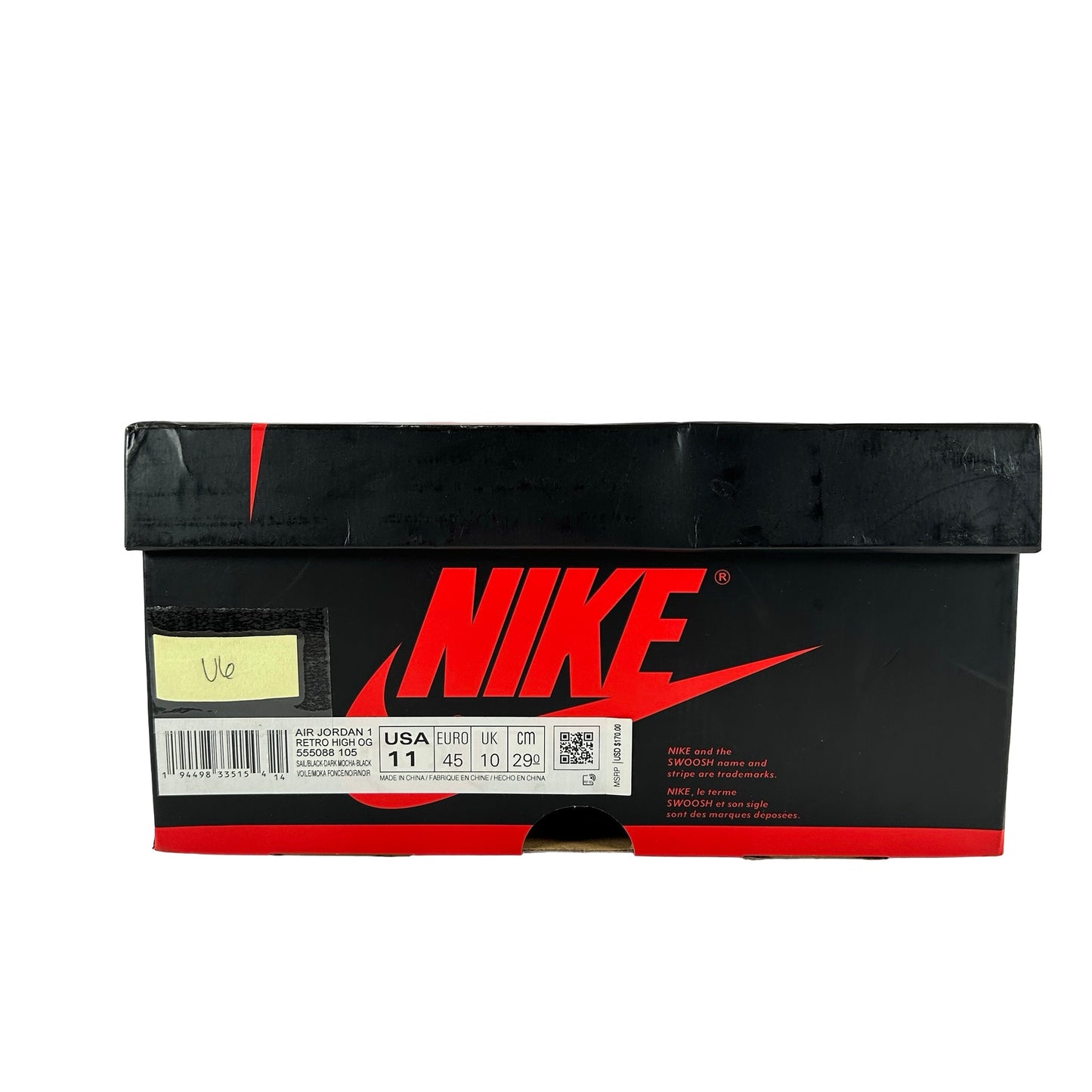 555088 105 Jordan 1 Mocha [USED] - 11 M (Used6)