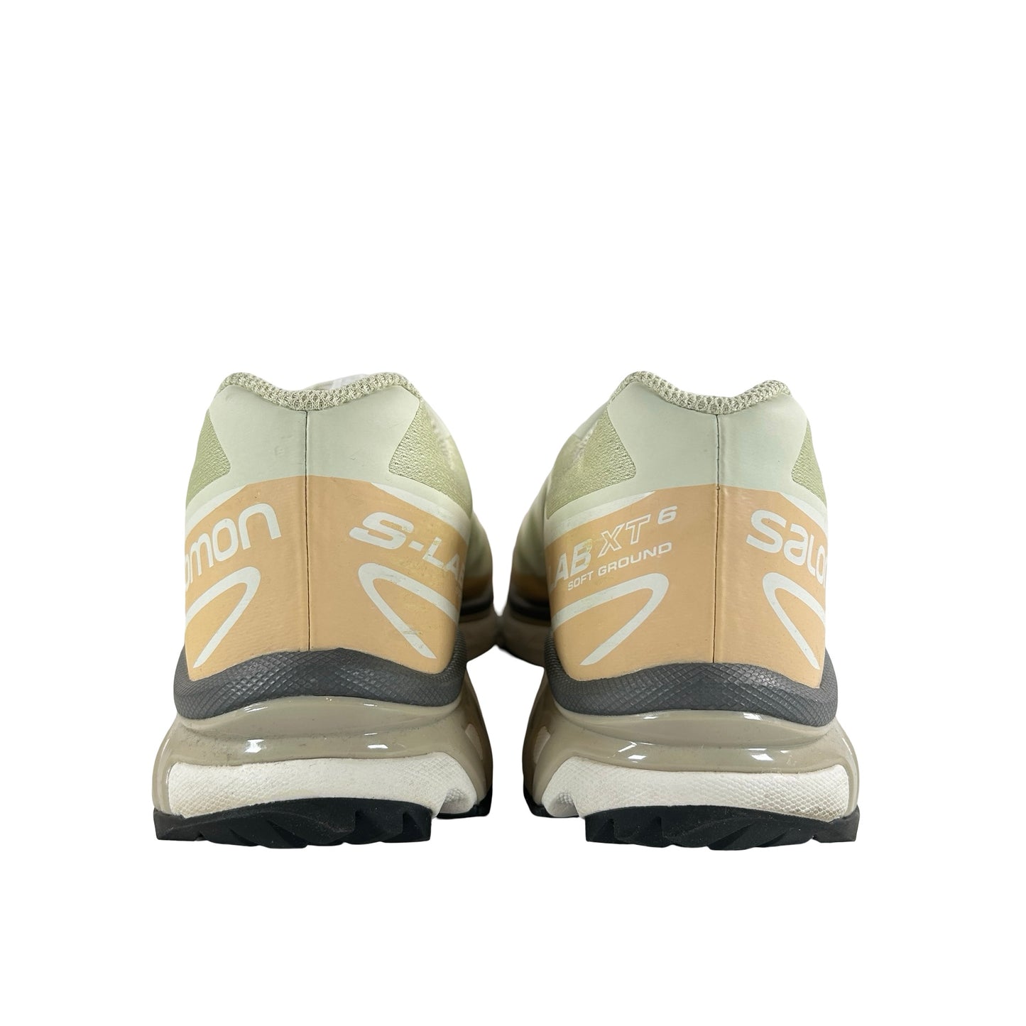 L4729370038 Salomon XT-6 Aloe Wash Feather Grey [USED] - 13 M (Used)