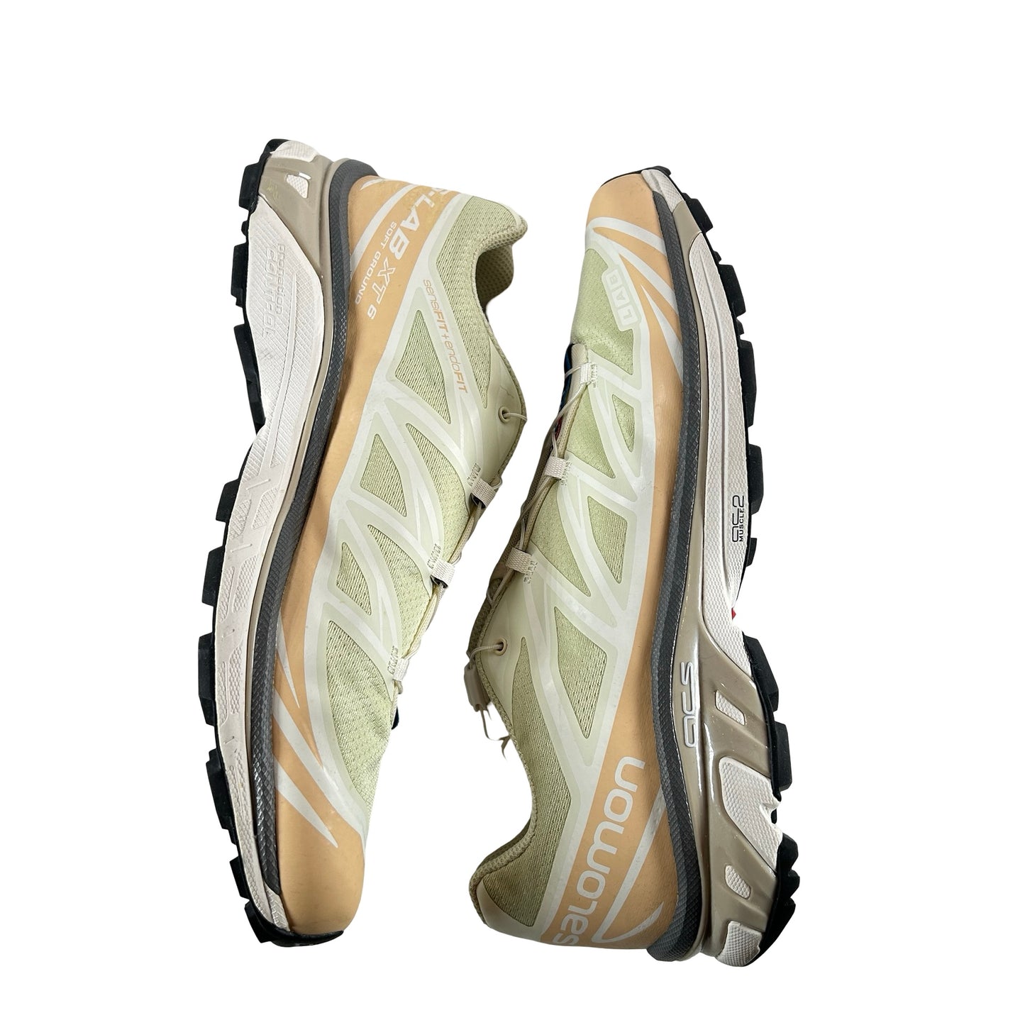 L4729370038 Salomon XT-6 Aloe Wash Feather Grey [USED] - 13 M (Used)