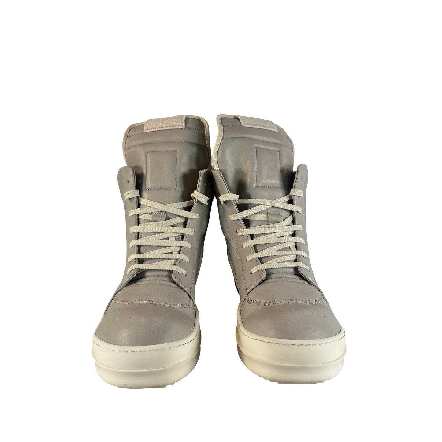RU01D3894 LCO 811 Rick Owens Lido Geobasket Pearl Milk [USED] - EU 43.5 / 10.5 M (Used)