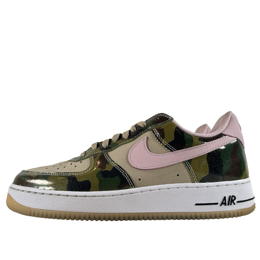 HQ1967 200 Nike Air Force 1 Low '07 LV8 Patent Camo Pink [USED] - 9.5 M (Used)
