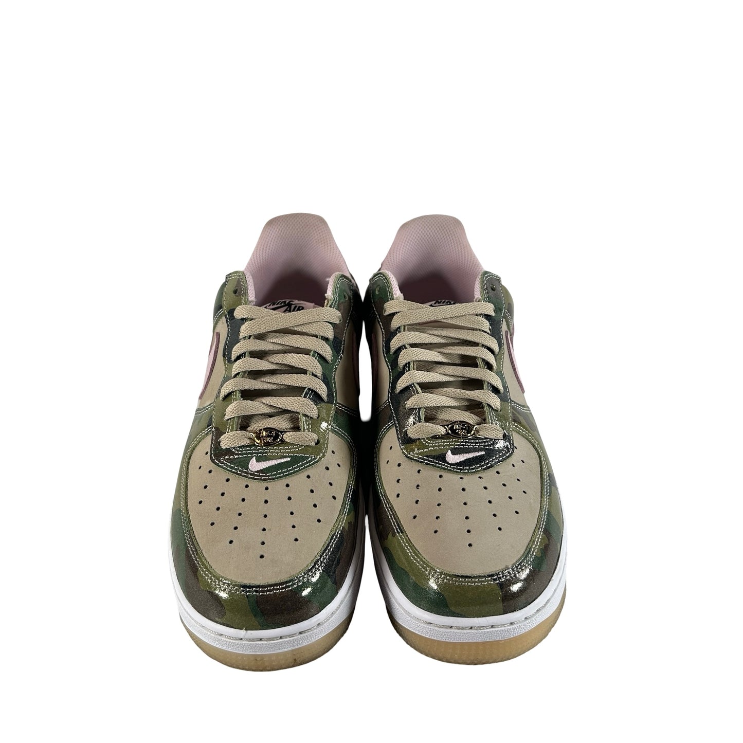HQ1967 200 Nike Air Force 1 Low '07 LV8 Patent Camo Pink [USED] - 9.5 M (Used)