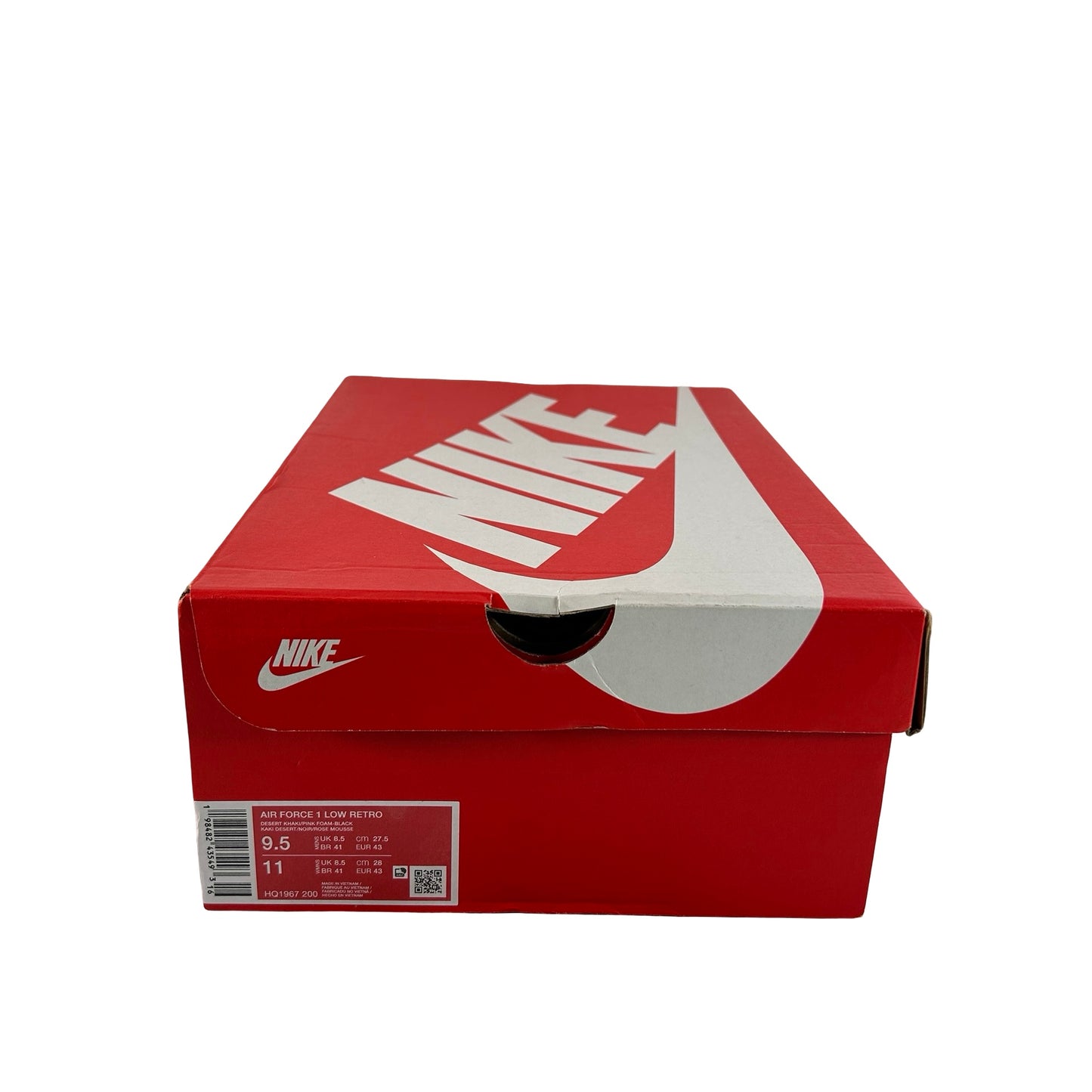 HQ1967 200 Nike Air Force 1 Low '07 LV8 Patent Camo Pink [USED] - 9.5 M (Used)