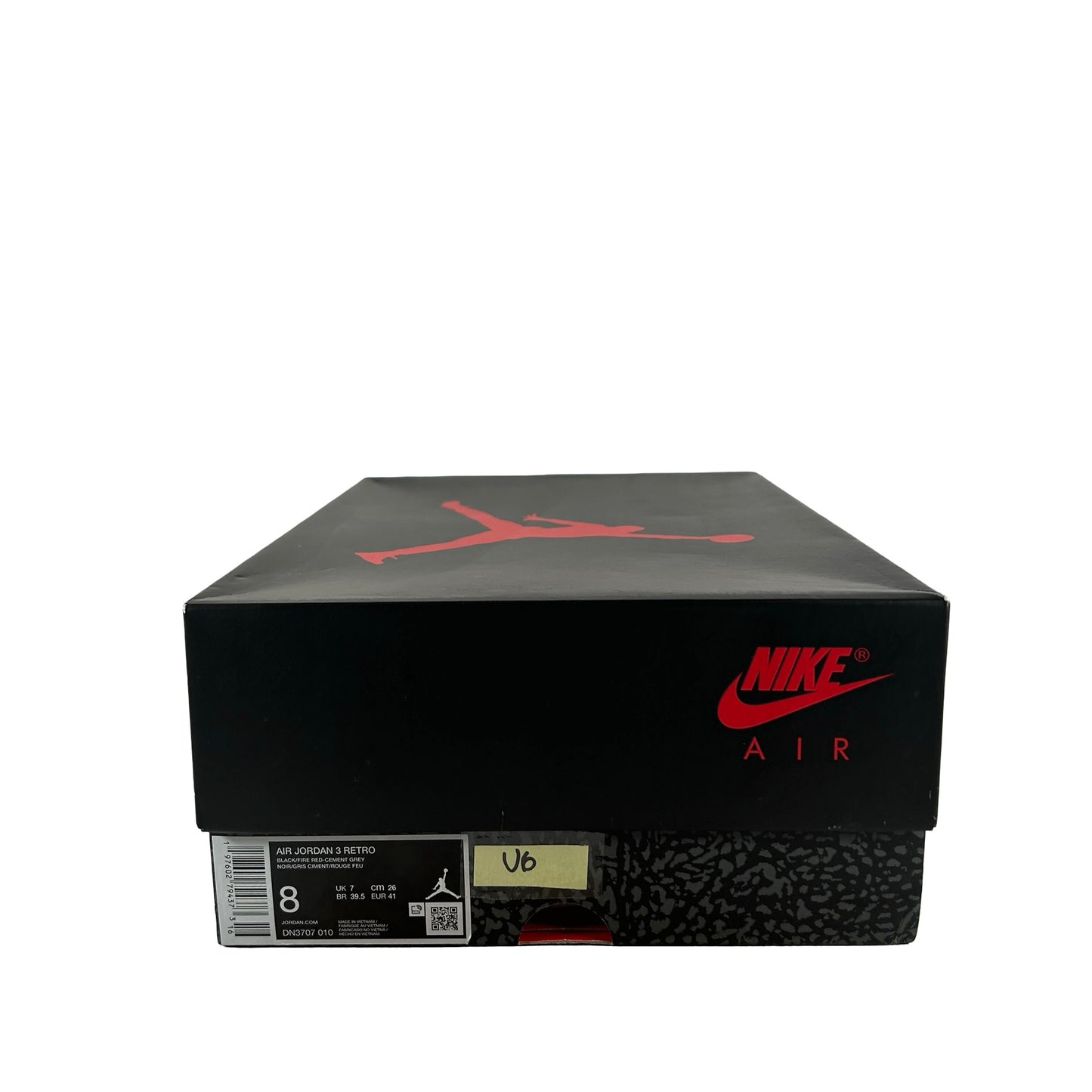 DN3707 010 Jordan 3 Retro Black Cement Reimagined (2024) [USED] - 8 M (Used6)