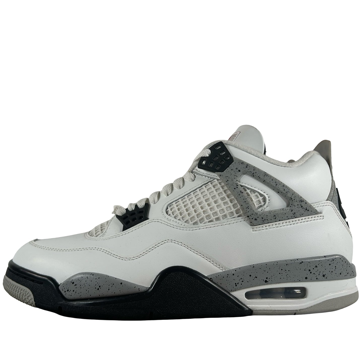 FV5029 100 Jordan 4 Retro White Cement (2025) [USED] - 10.5 M (Used) (Replace Lid)