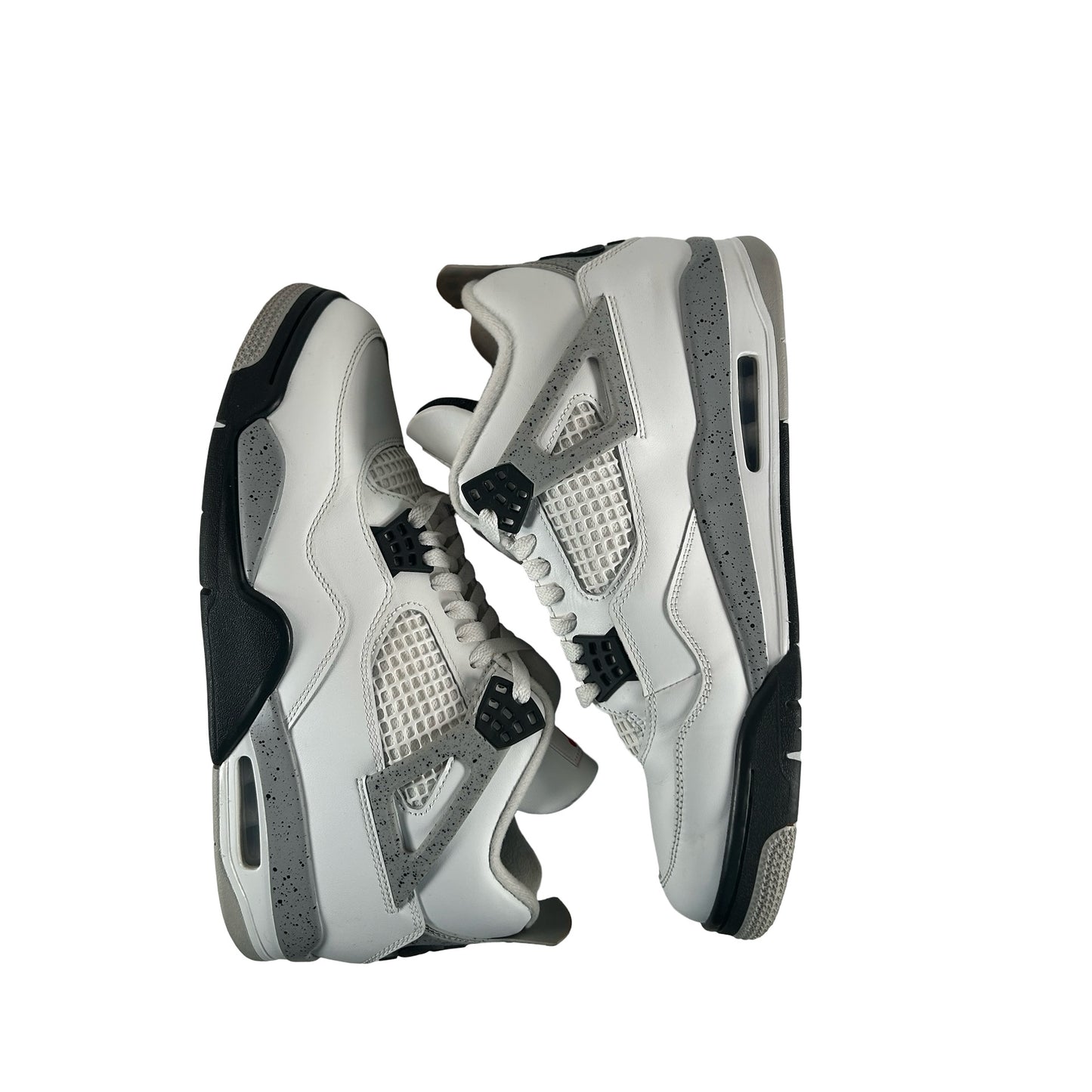 FV5029 100 Jordan 4 Retro White Cement (2025) [USED] - 10.5 M (Used) (Replace Lid)