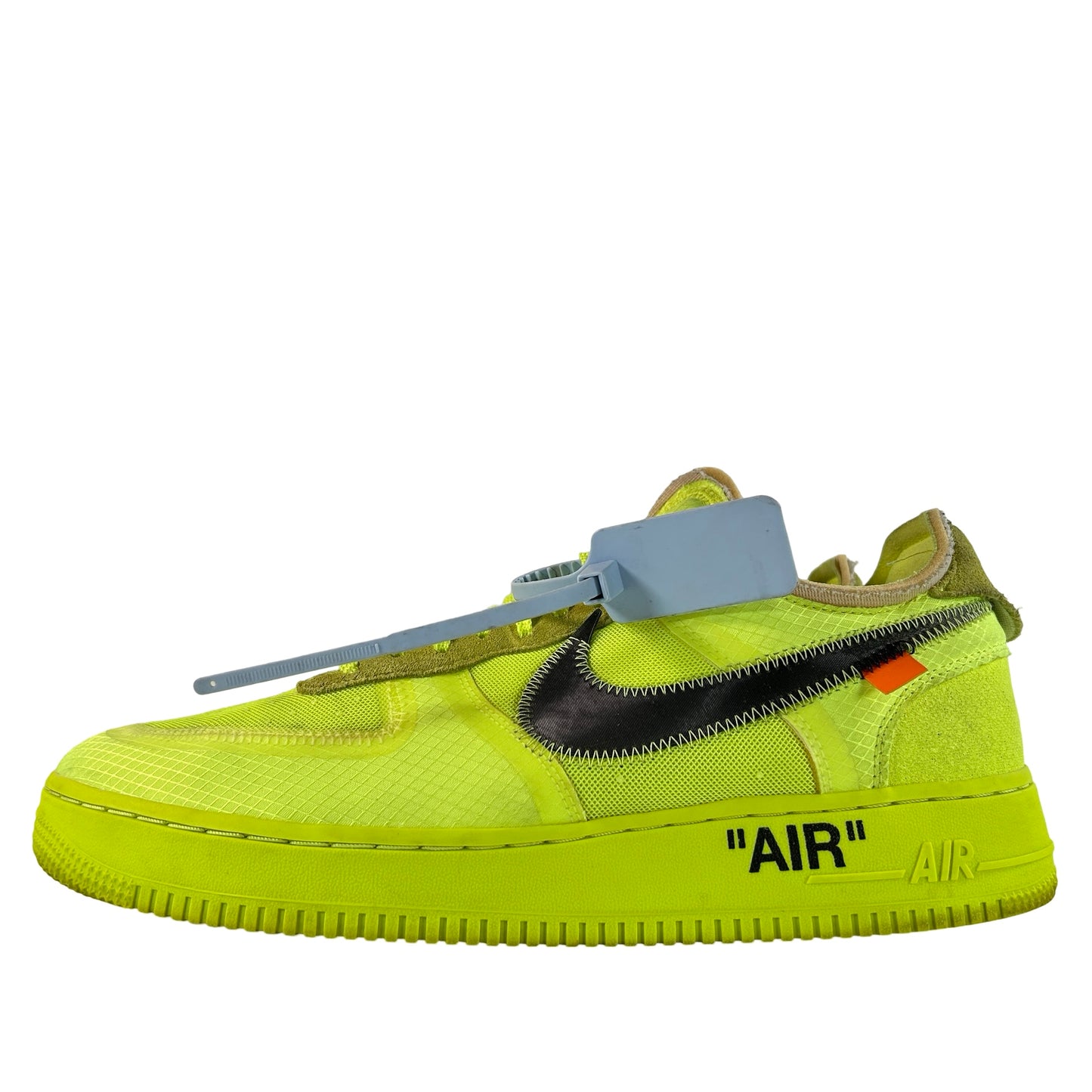 AO4606 700 Nike Air Force 1 Low Off-White Volt [USED] - 11.5 M (Used) (No box)