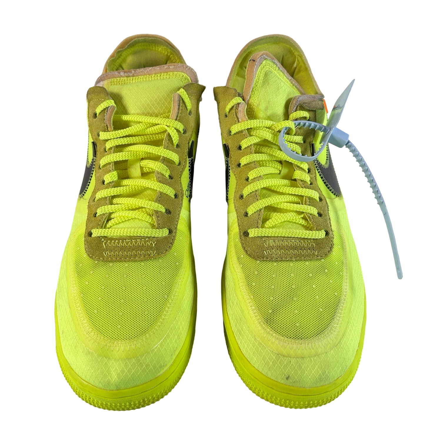 AO4606 700 Nike Air Force 1 Low Off-White Volt [USED] - 11.5 M (Used) (No box)