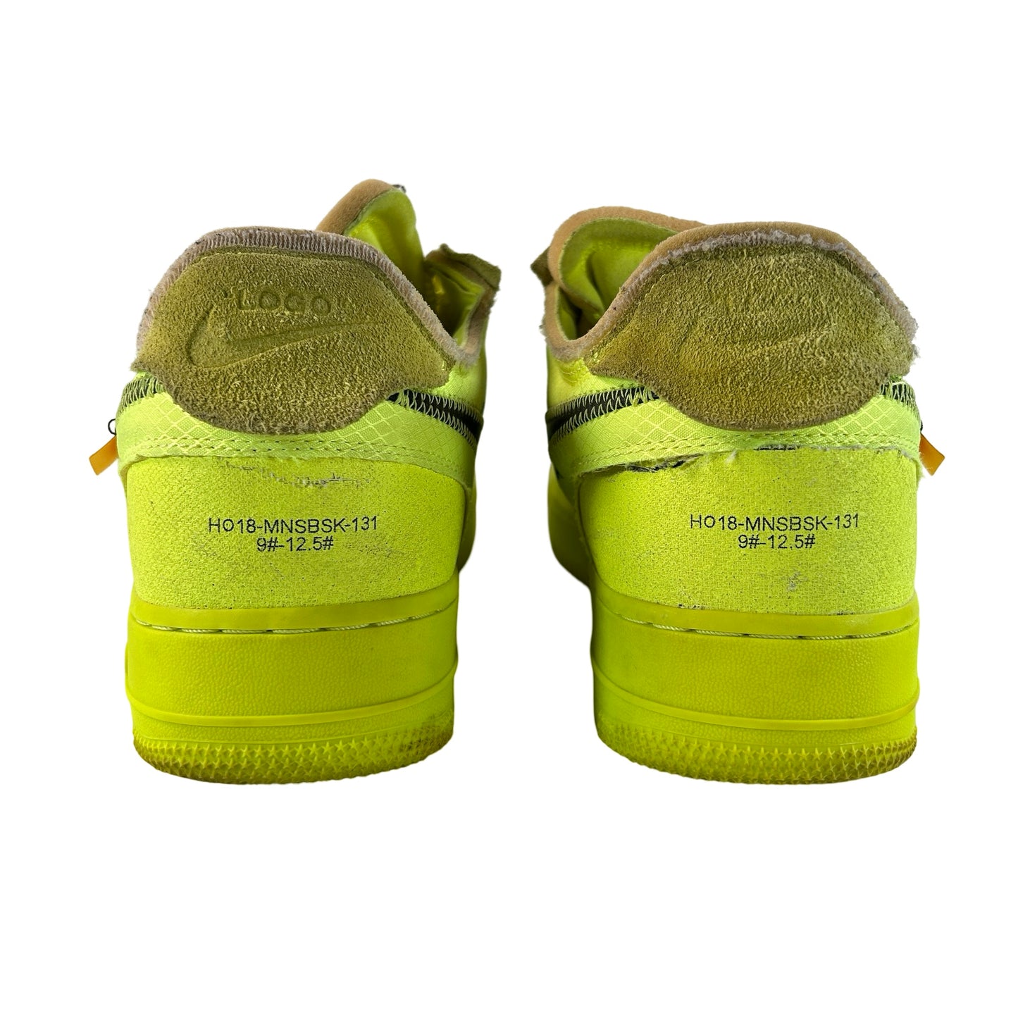 AO4606 700 Nike Air Force 1 Low Off-White Volt [USED] - 11.5 M (Used) (No box)