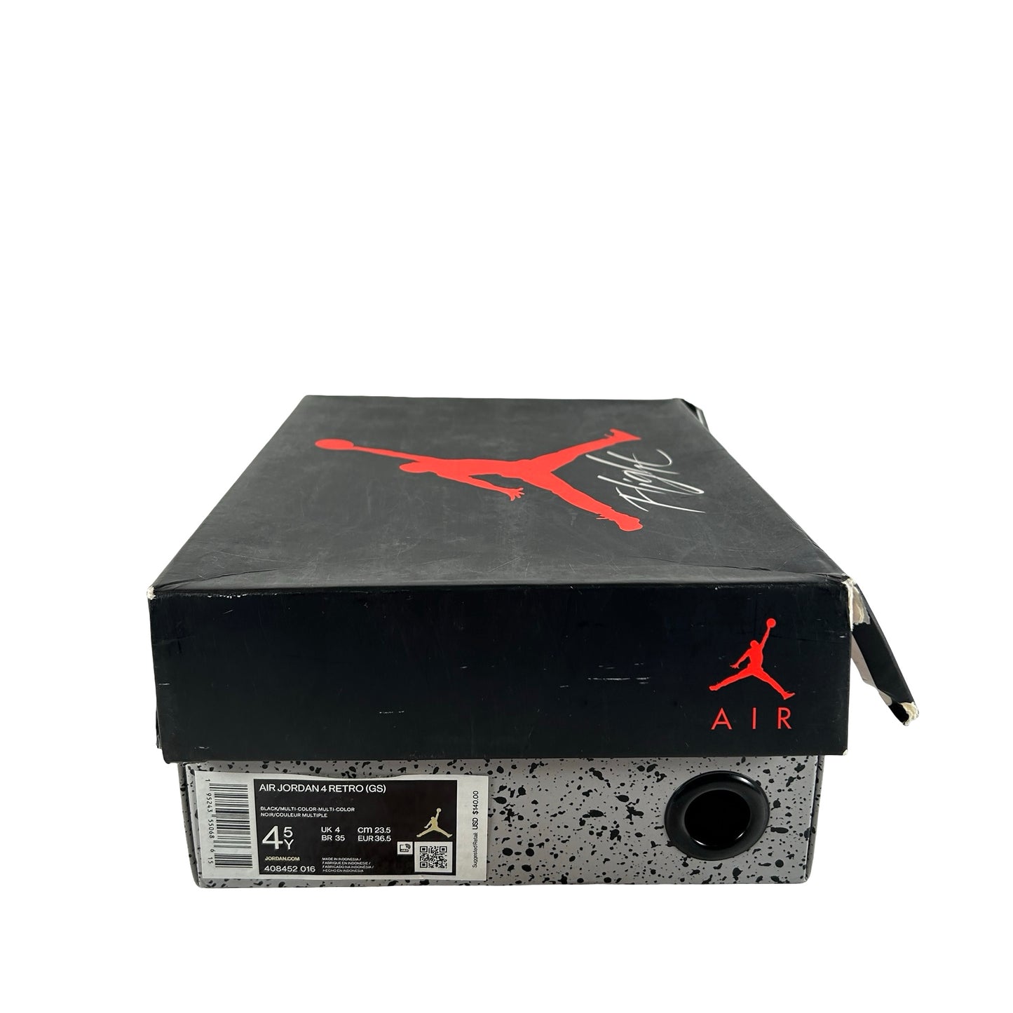 408452 016 Jordan 4 Retro Red Thunder (GS) [USED] - 4.5 Y (Used)