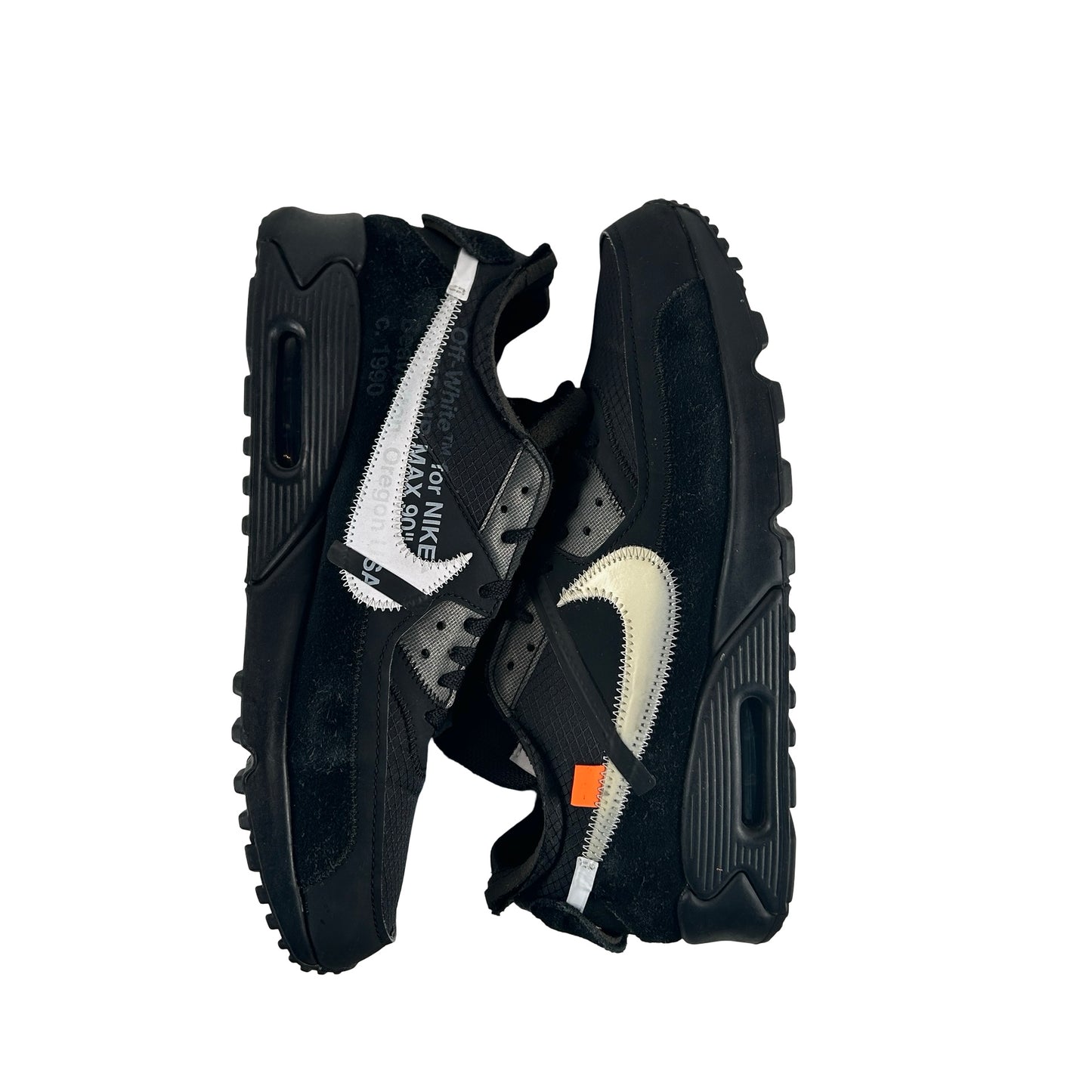 AA7293 001 Air Max 90 Off-White Black [USED] - 11 M (Used)